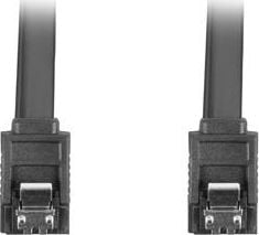 Cabluri - Cablu de conectare , Lanberg , SATA Data II mama/mama 6GB/S , 0.3 m , negru