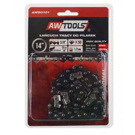 Lanț de ferăstrău AWTools AW80053 35 cm 14` 3/8` 1,3 mm 50-Link (AW80101)