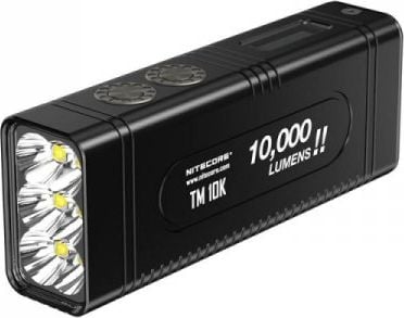 Lanterna Profesionala, Nitecore TM10K, 10000 Lumeni, 288 Metri, Reincarcabila USB-C