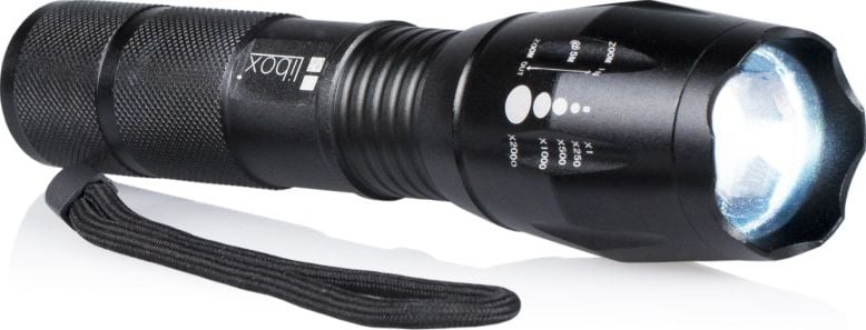 Lanterna tactica cu LED T6 LB0110, ZOOM, SOS