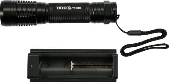 Lanternă Yato XP-G3 CREE 6W, reîncărcabilă, 120 x 28 mm (YT-08568)