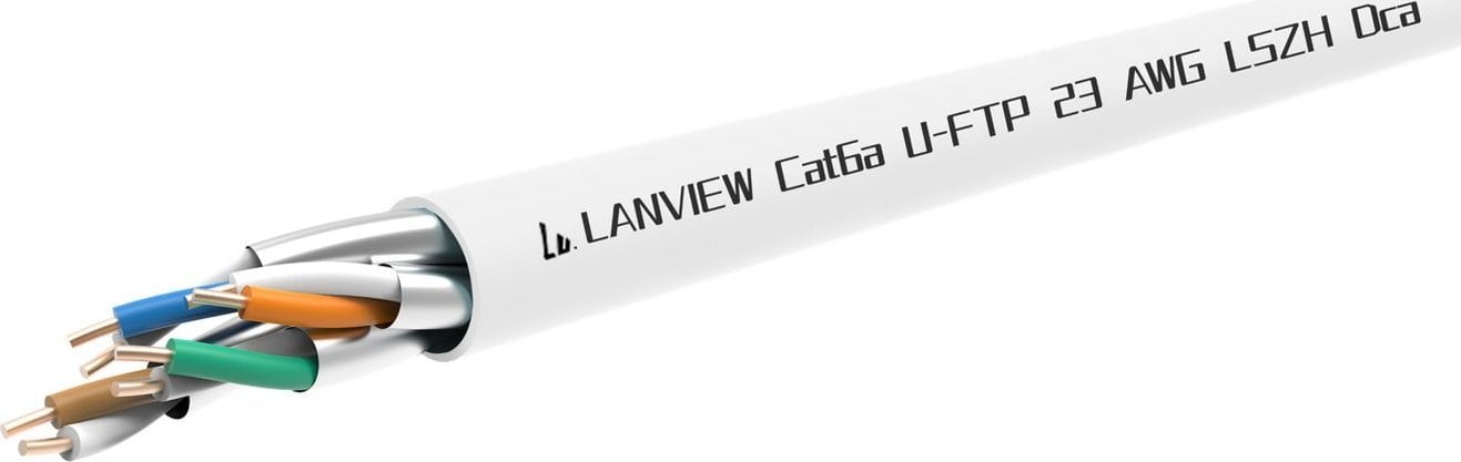 Lanview Cat6a U-FTP 4x2xAWG23 LSZH