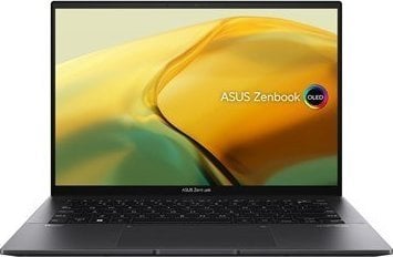 Laptop Asus Asus Zenbook 14 UM3402YA-KP373W Jade Black, 14`, IPS, WQXGA, 2880 x 1800, Anti-orbire, AMD Ryzen 5, 7530U, 16 GB, LPDDR4 la bord