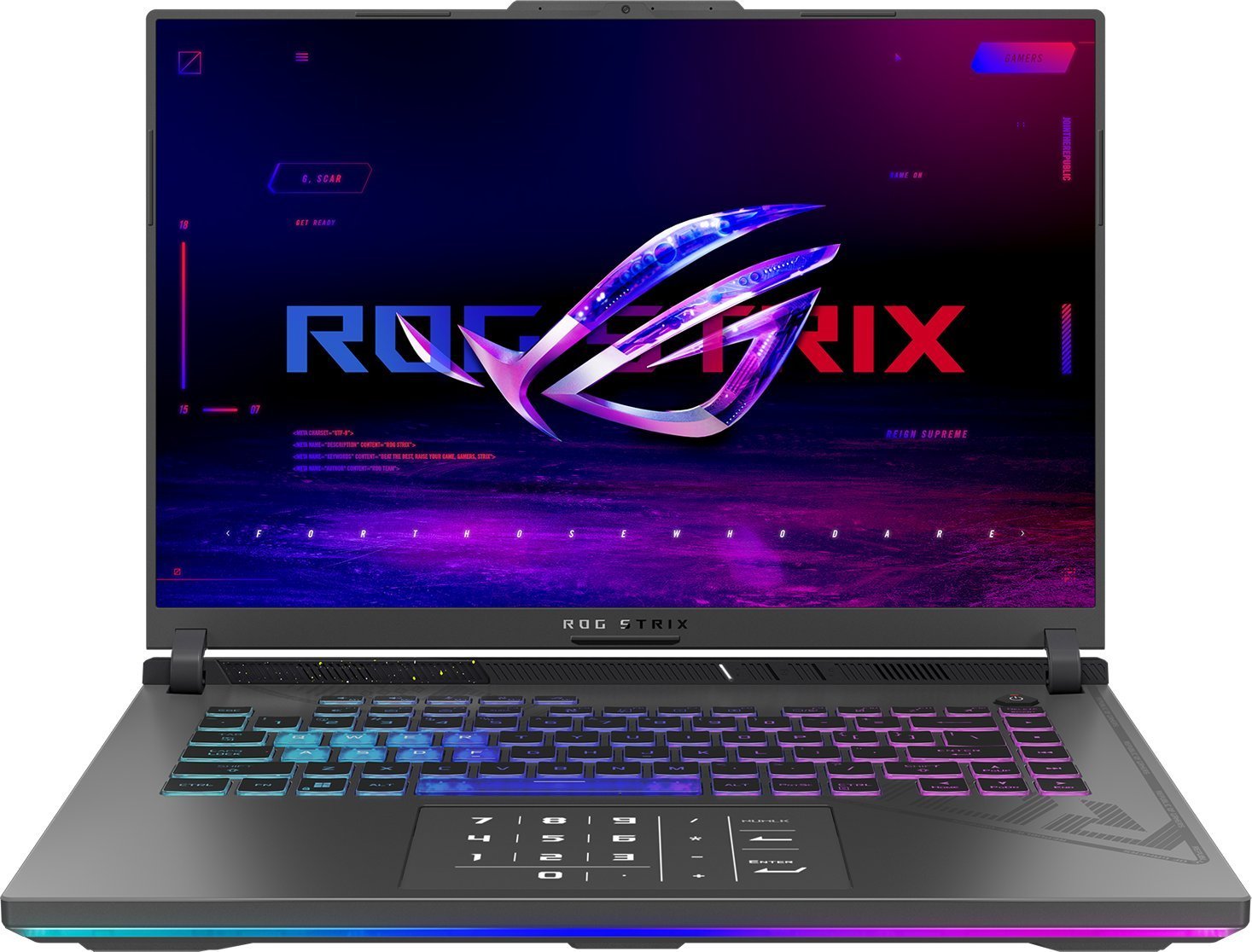 Laptop Asus ROG Strix G16 G614 i7-13650HX / 16 GB / 512 GB / W11 / RTX 4080 / 165 Hz (G614JZ-N3012W)