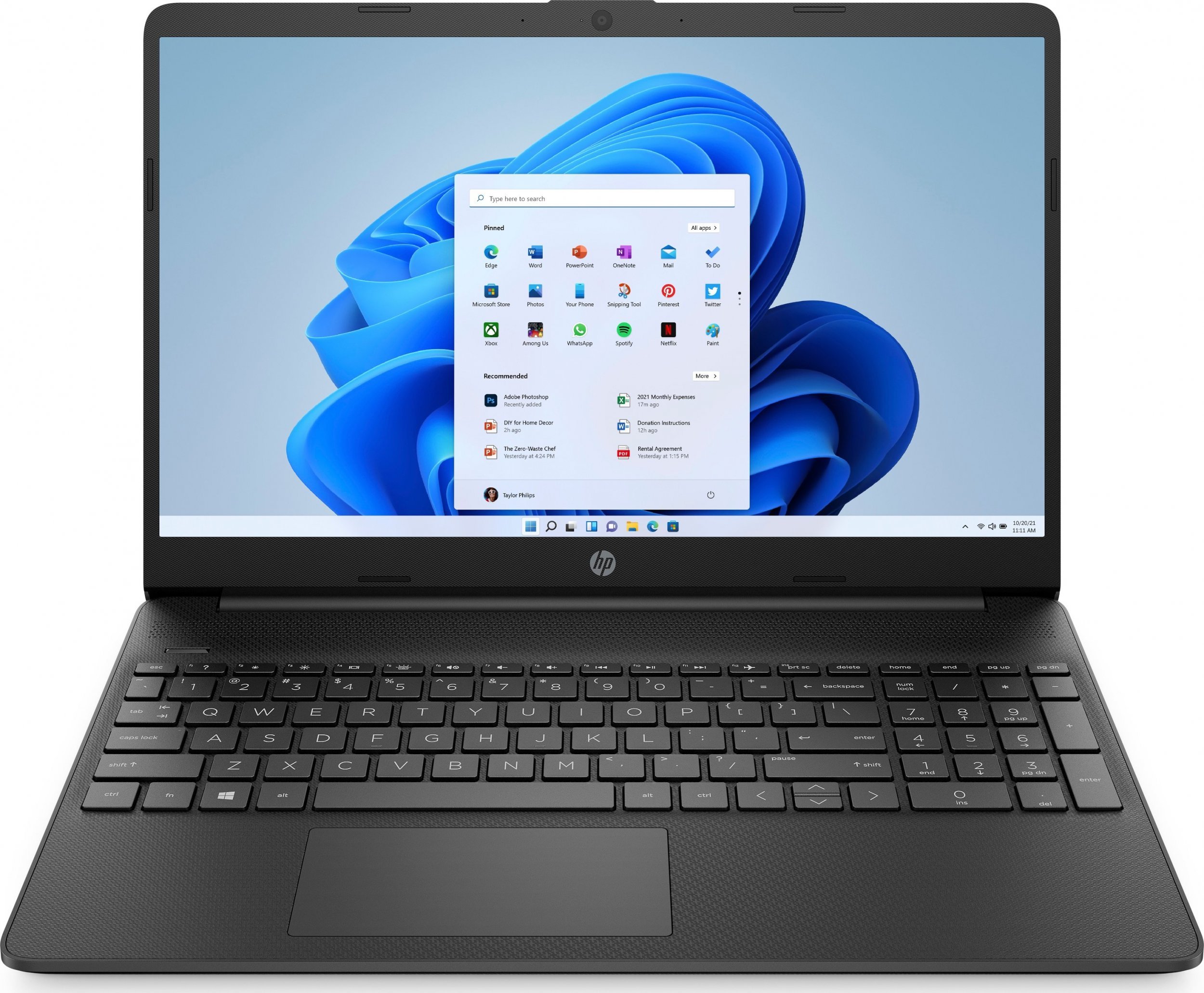 Laptop HP HP 15s 15s-fq5234nw Jet Black