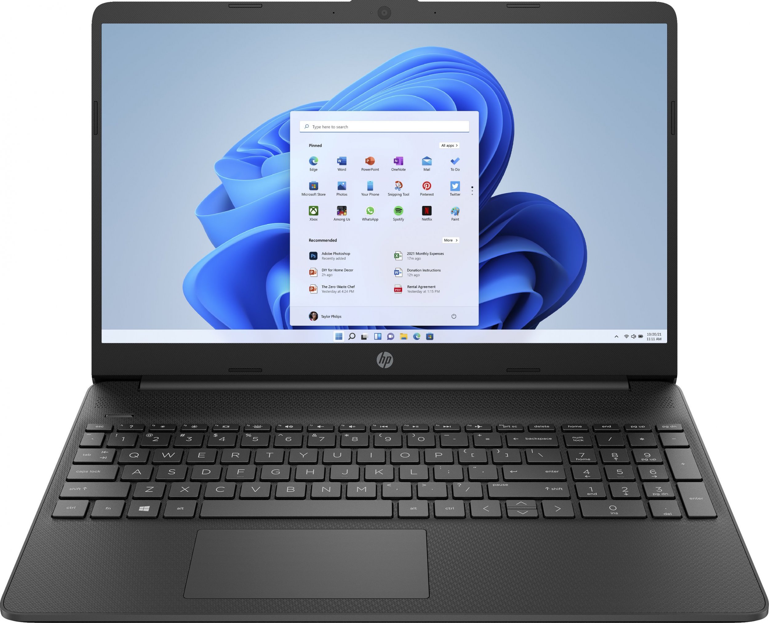 Laptop HP HP 15s Ryzen 5 5625U | 15,6`-FHD | 8 GB | 512 GB | W11H | Negru