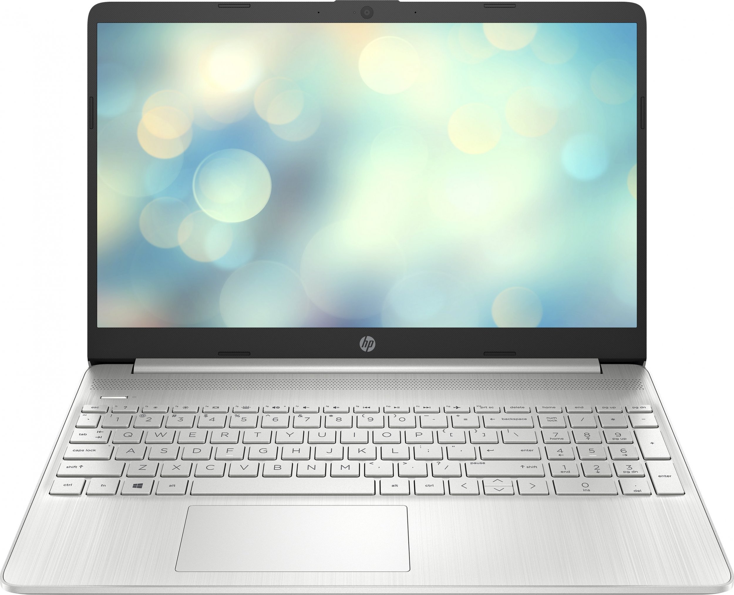 Laptopul HP 15s-eq2202nw 597A9EA RYZEN 5/16GB/512SSD/AMD Radeon/FullHD/Win11/Argintiu