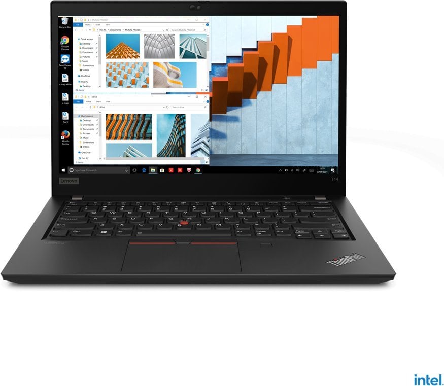 Laptop Lenovo LENOVO ThinkPad T14 Gen 2 14/16GB/i7-1165G7/SSD512GB/IRIS XE/Negru