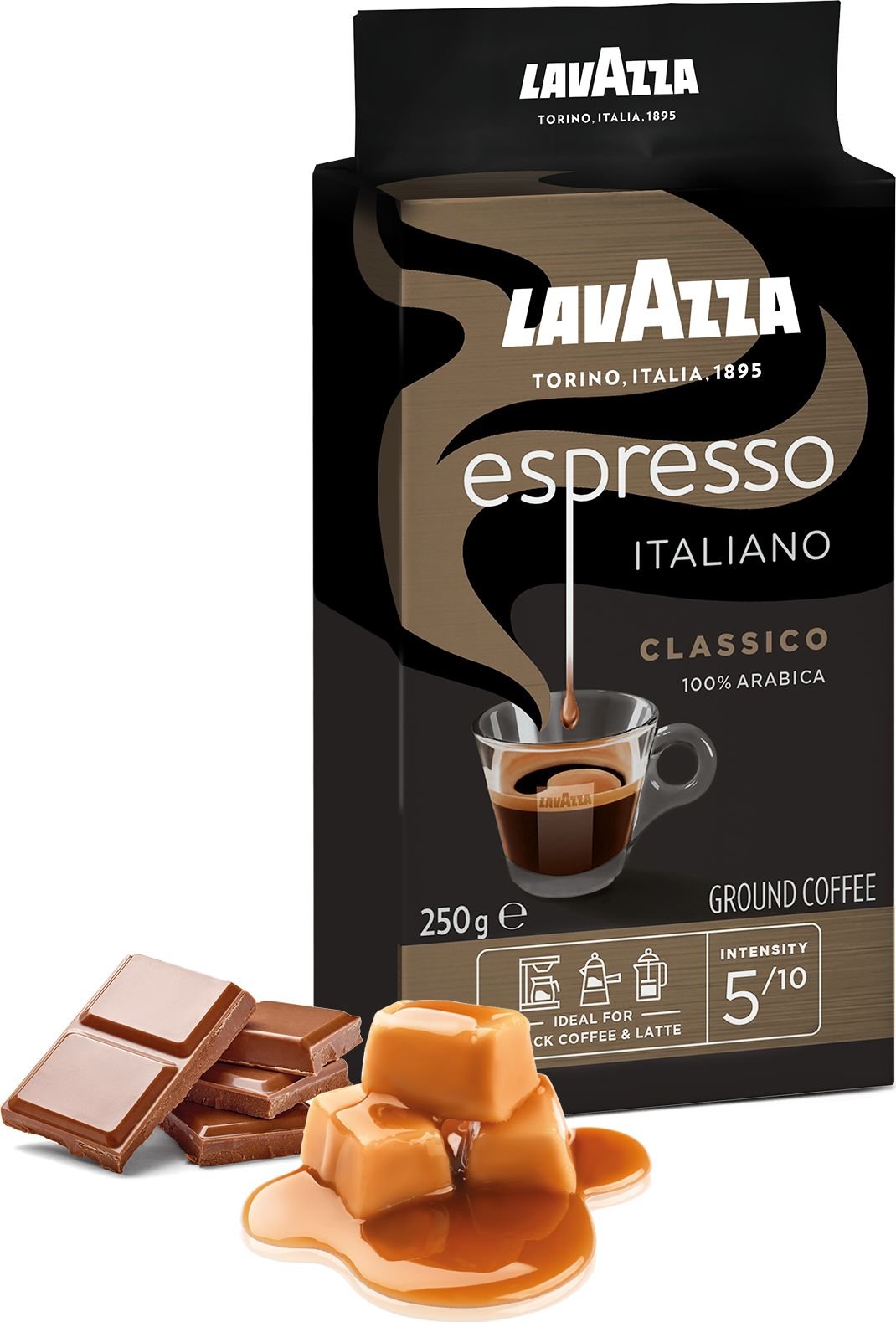 Cafea - Cafea macinata Lavazza Espresso Italiano Classico, 250g
