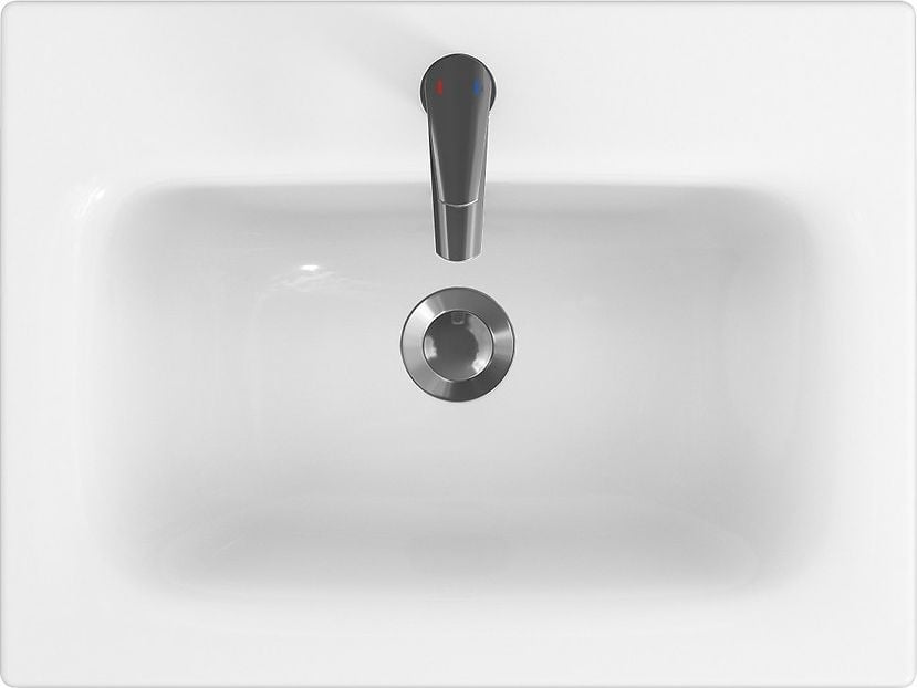 Lavoar Cersanit Moduo incastrat in blat 60cm alb (K116-043-ECO)