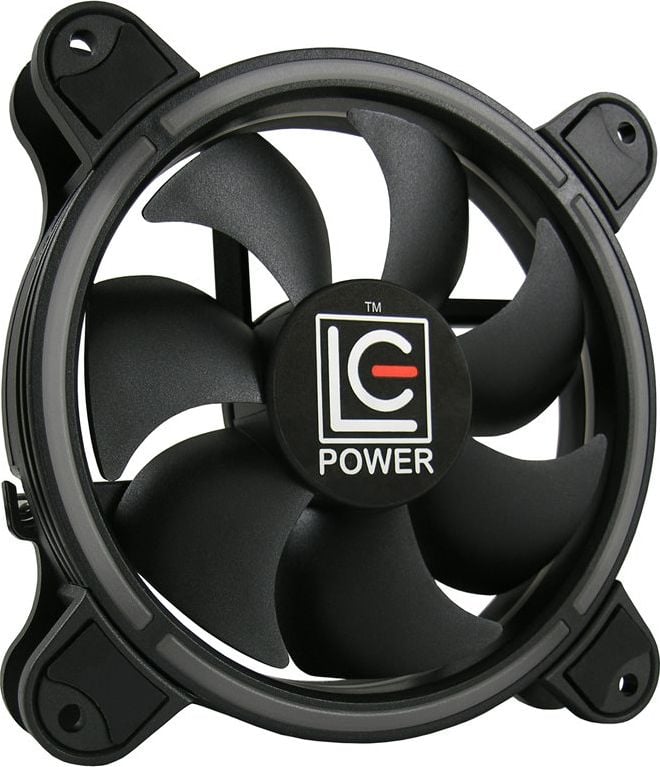 LC-Power 120 mm RGB pachet de 2 ventilatoare + bandă LED + Hub + telecomandă (LC-CF-RGB-COMBO)