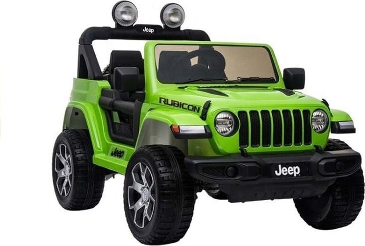 Lean Cars LEAN CARS Auto na Akumulator Jeep Rubicon 4x4 Zielony