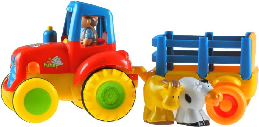 Lean Sport Duży traktor farmera + przyczepa dla malucha