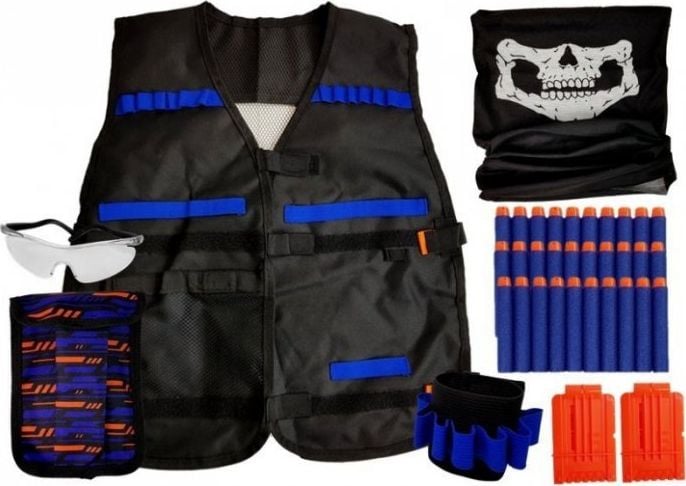 Lean Sport Outfit Commando Set Deghizare Bebeluş Costum Gloanţe Ochelari Eşarfă Vestă