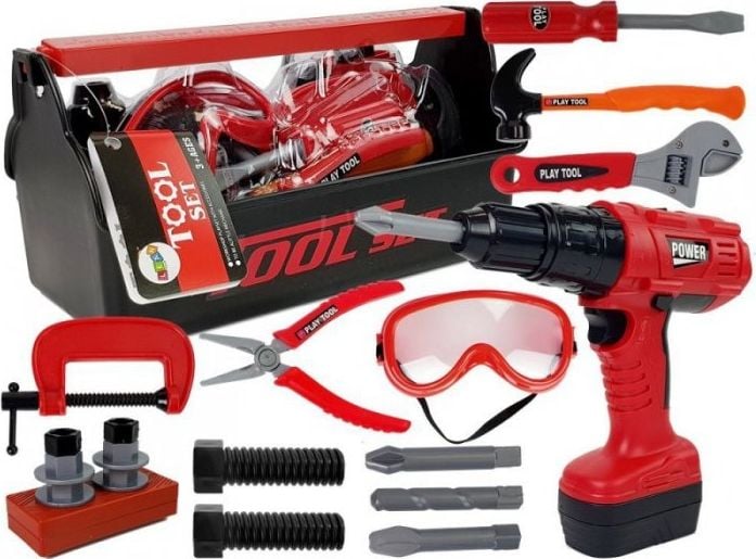 Lean Sport DIY Tool Kit Case Drill Hammer