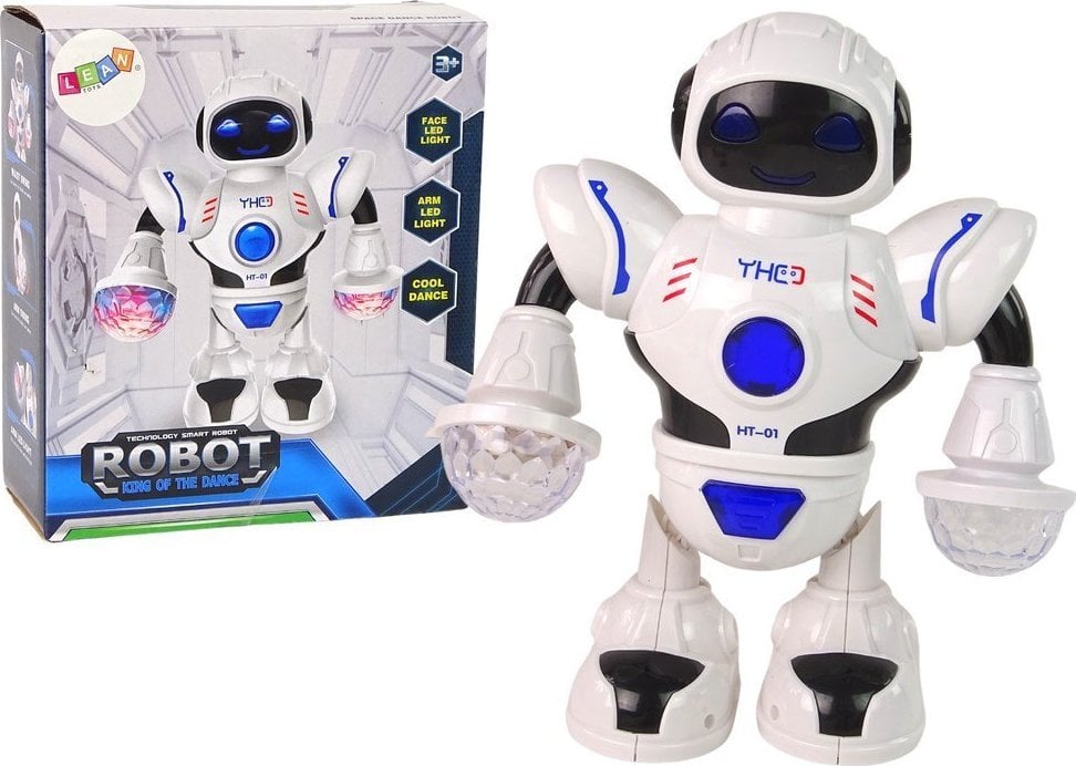 LeanToys Dancing Robot Interactiv Muzică de dans Lumini LED intermitente