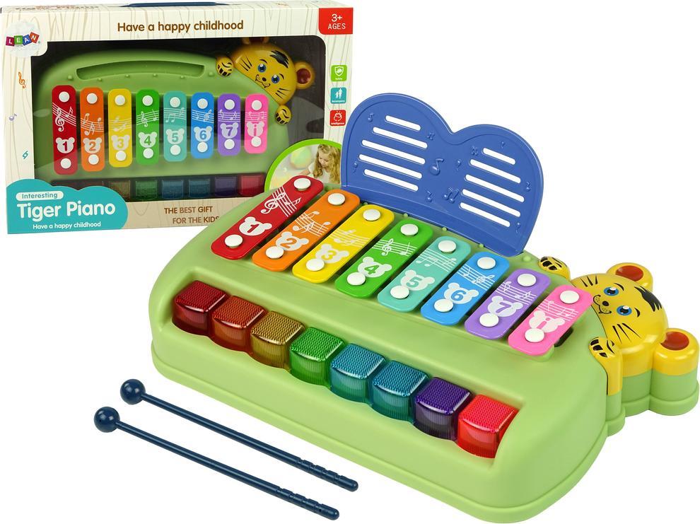 Leantoys importă chei de pian colorate pentru chimvale pentru copii