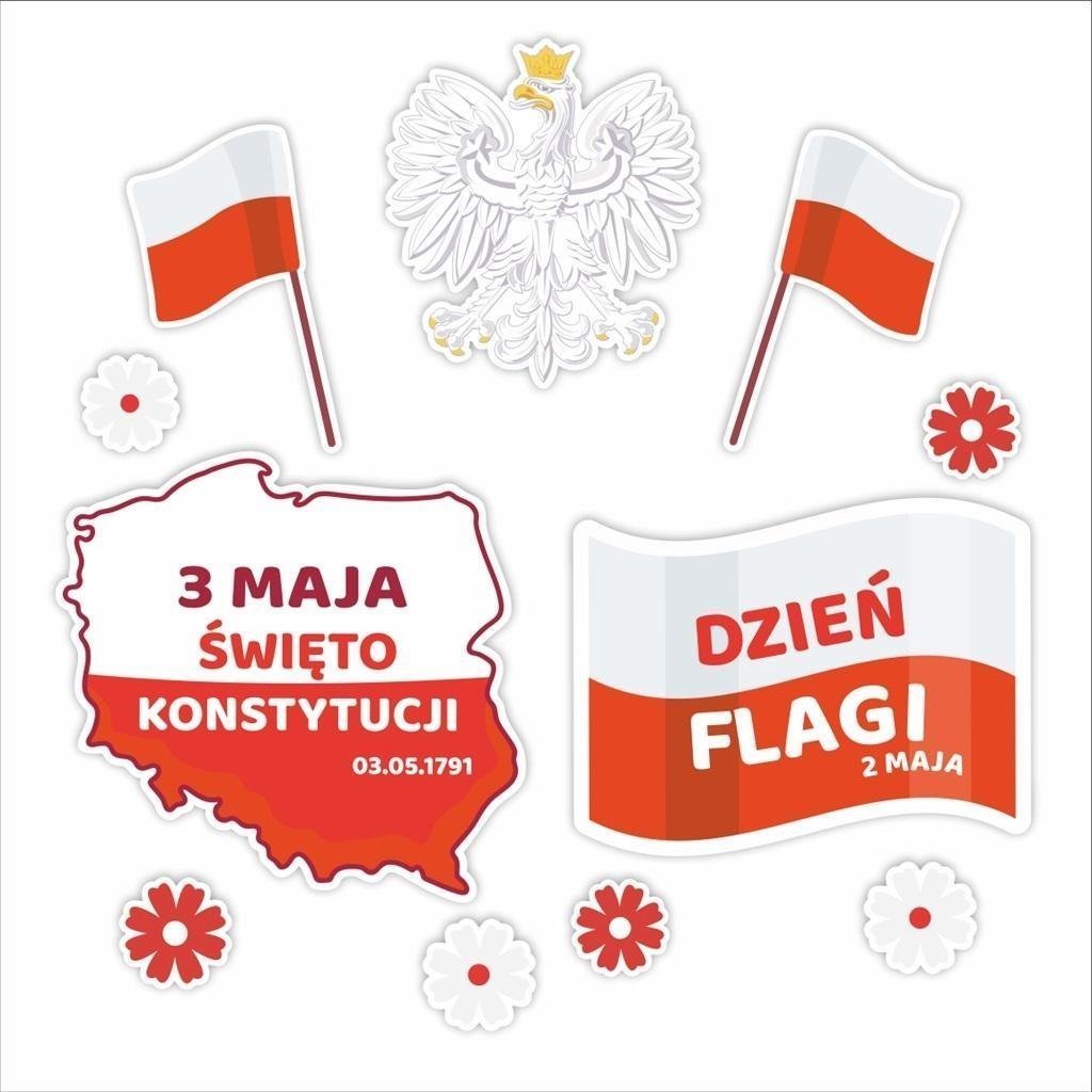 LearnHow Decoratiuni pentru ferestre patriotice - 2-3 mai 02 11buc