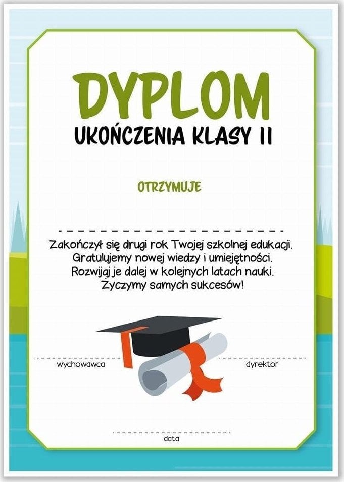 LearnHow Diploma A4 clasa a II-a 30 buc