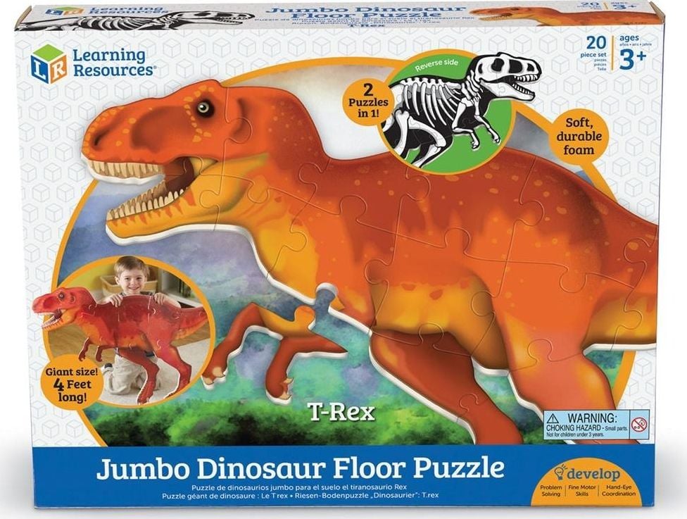 Puzzle de podea - Dinozaurul T-Rex