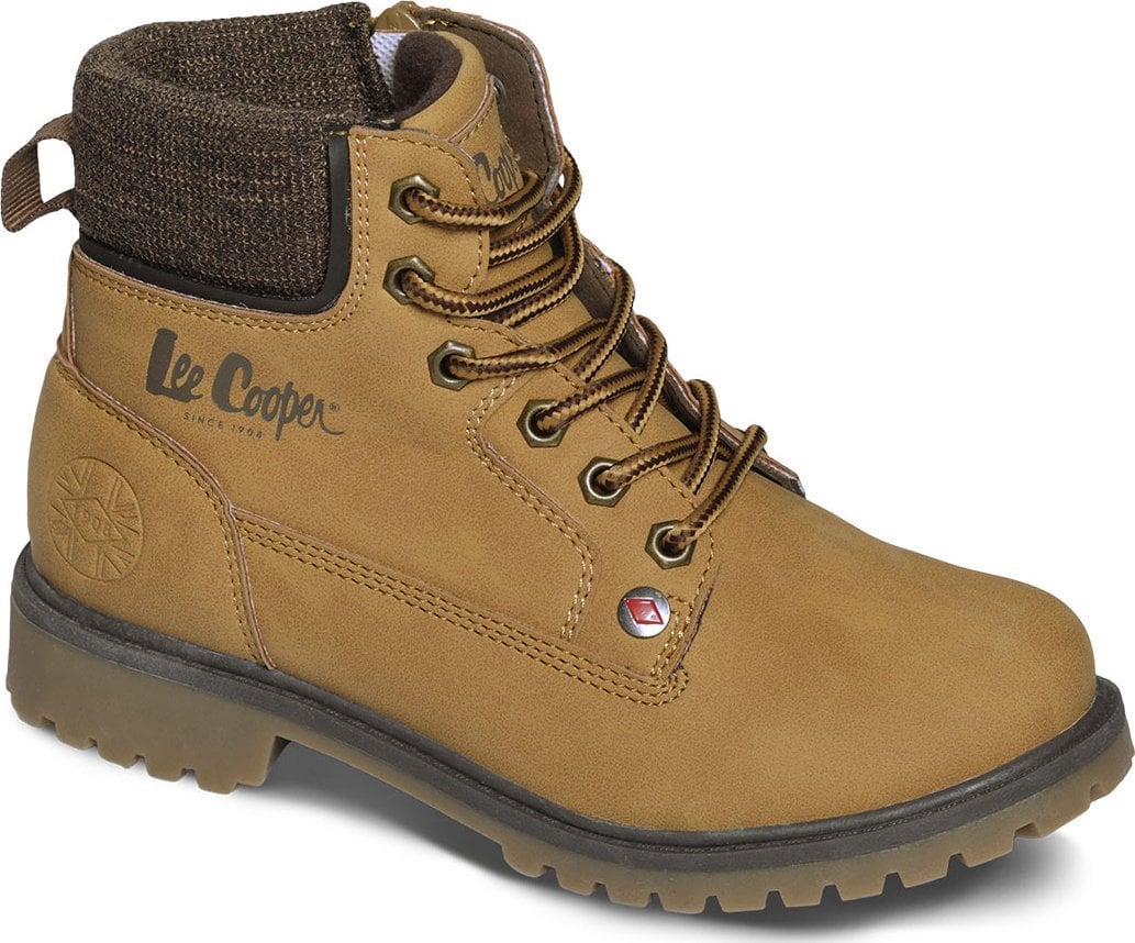 Lee Cooper Pantofi de trekking pentru copii LCJ-22-01-1490K CAMEL s. 35