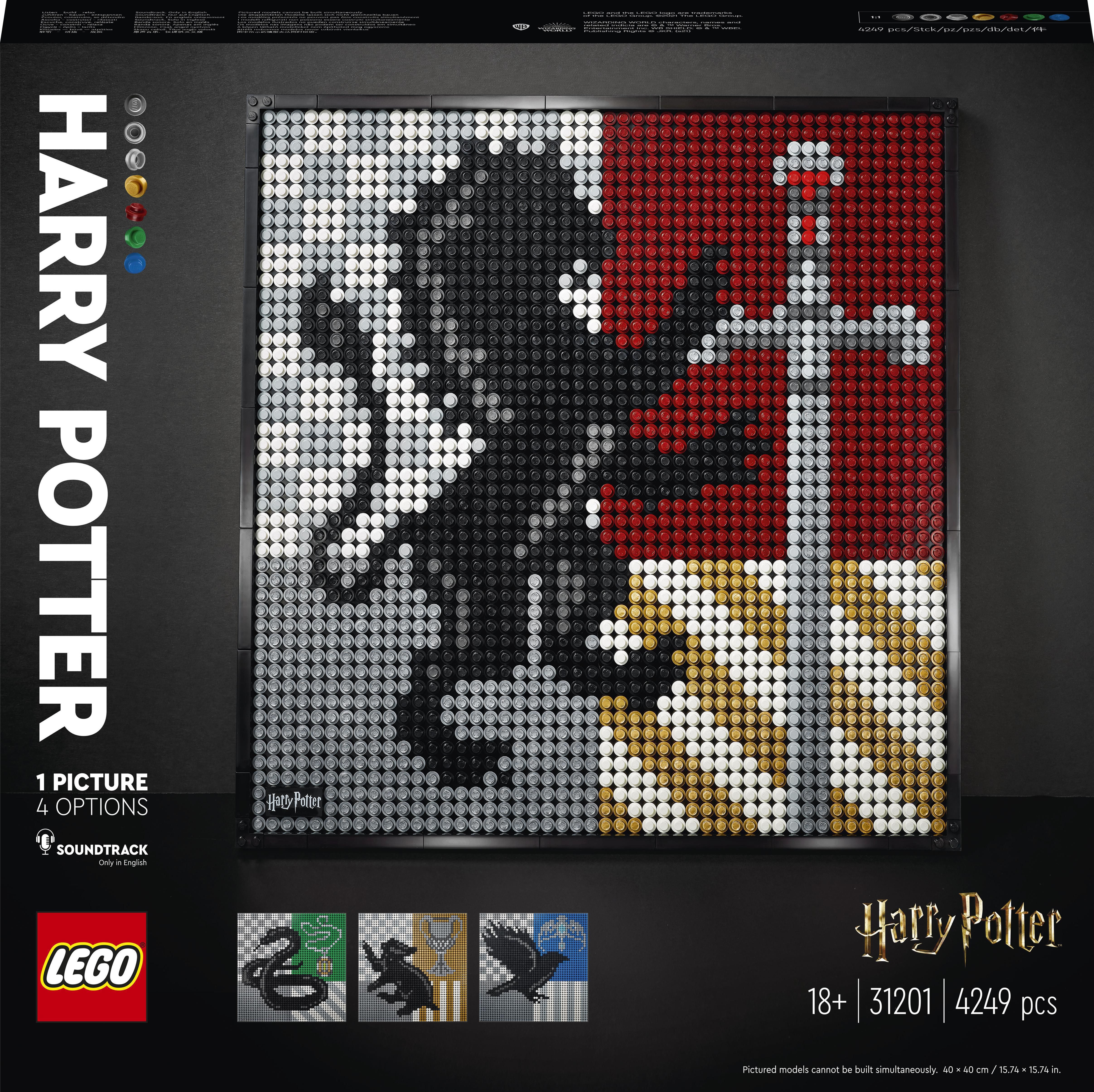LEGO Art - Harry Potter Hogwarts Crests 31201