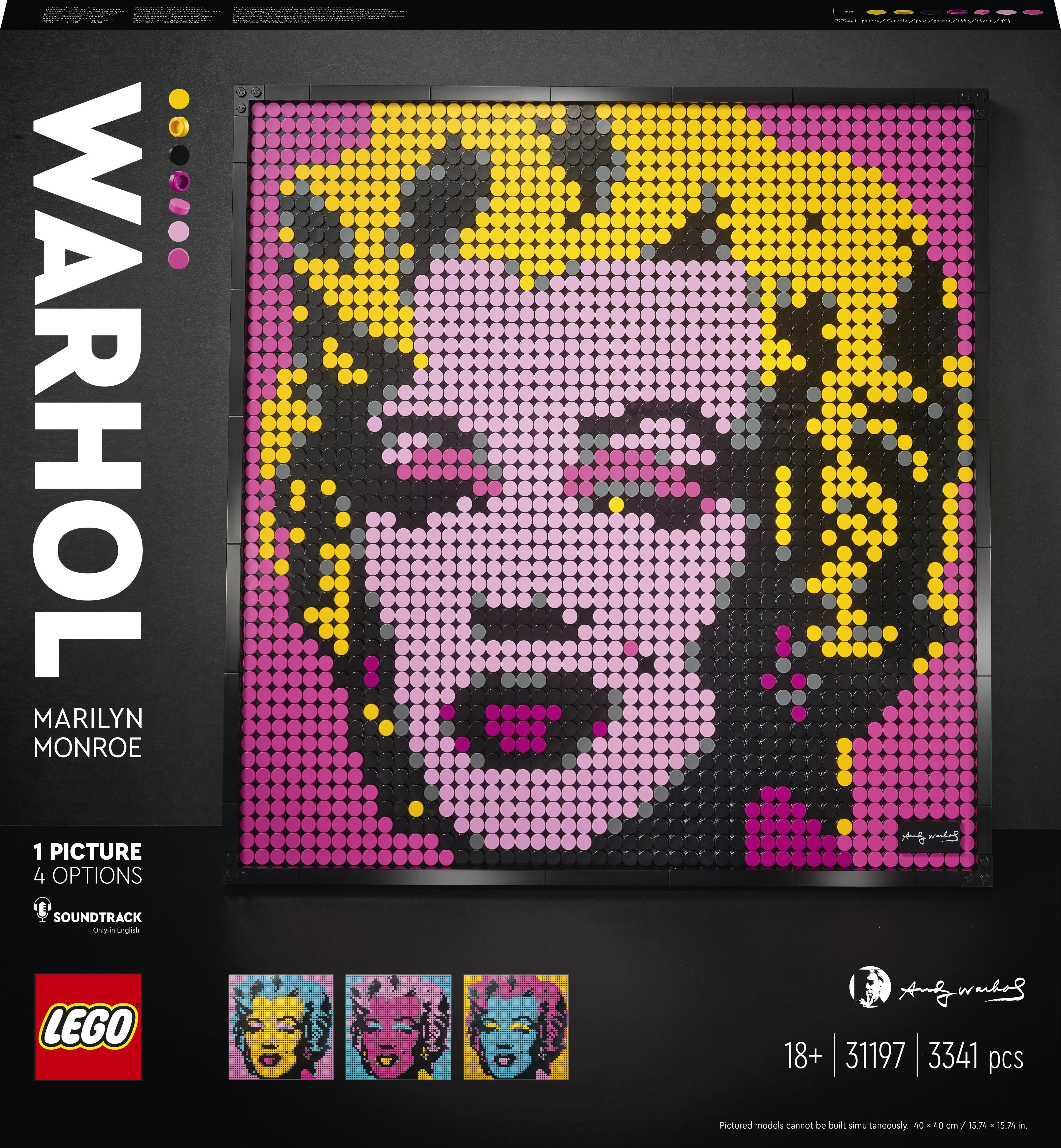 LEGO Art Marilyn Monroe de Andy Warhola (31197)