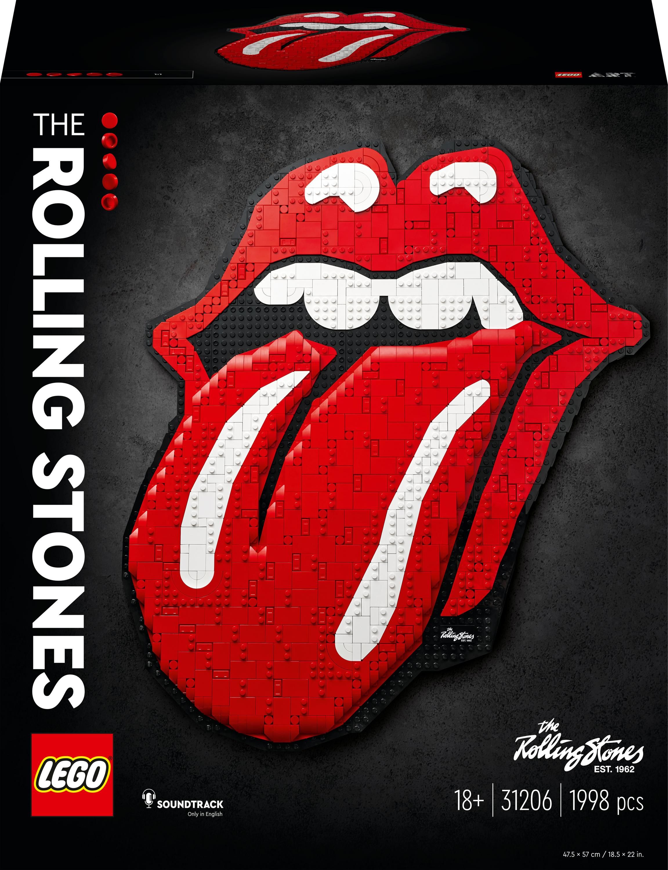 LEGO® Art - The Rolling Stones 31206, 1998 piese