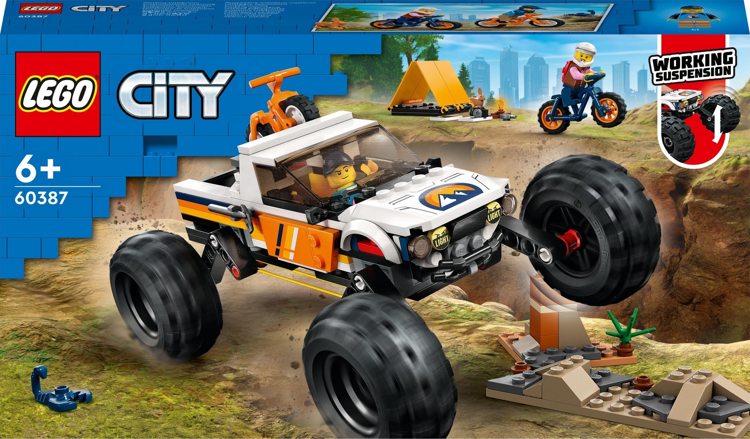 LEGO City Adventures în vehicul de teren 4x4 (60387)