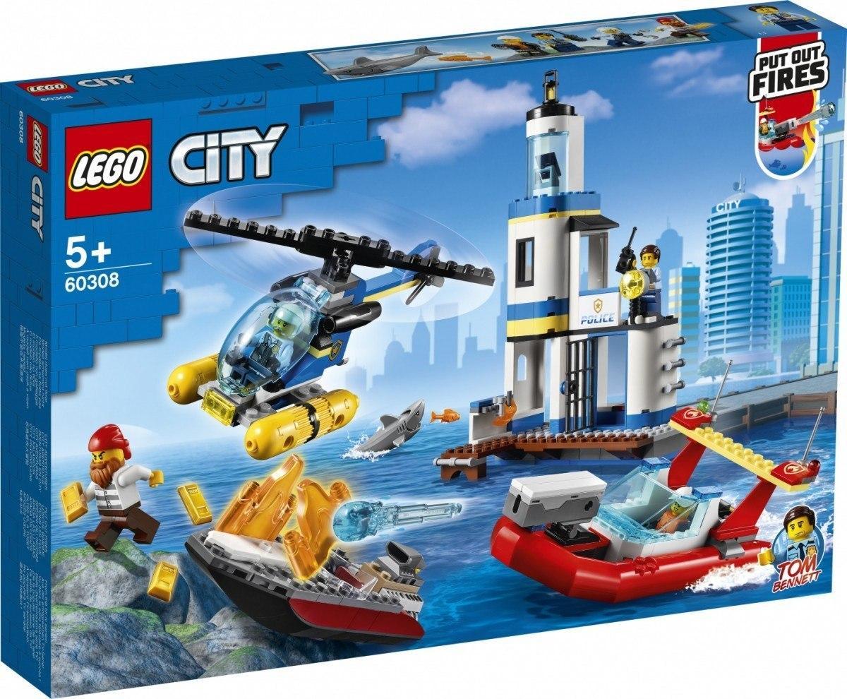 LEGO City Acțiunea de poliție și pompieri de pe litoral (60308)
