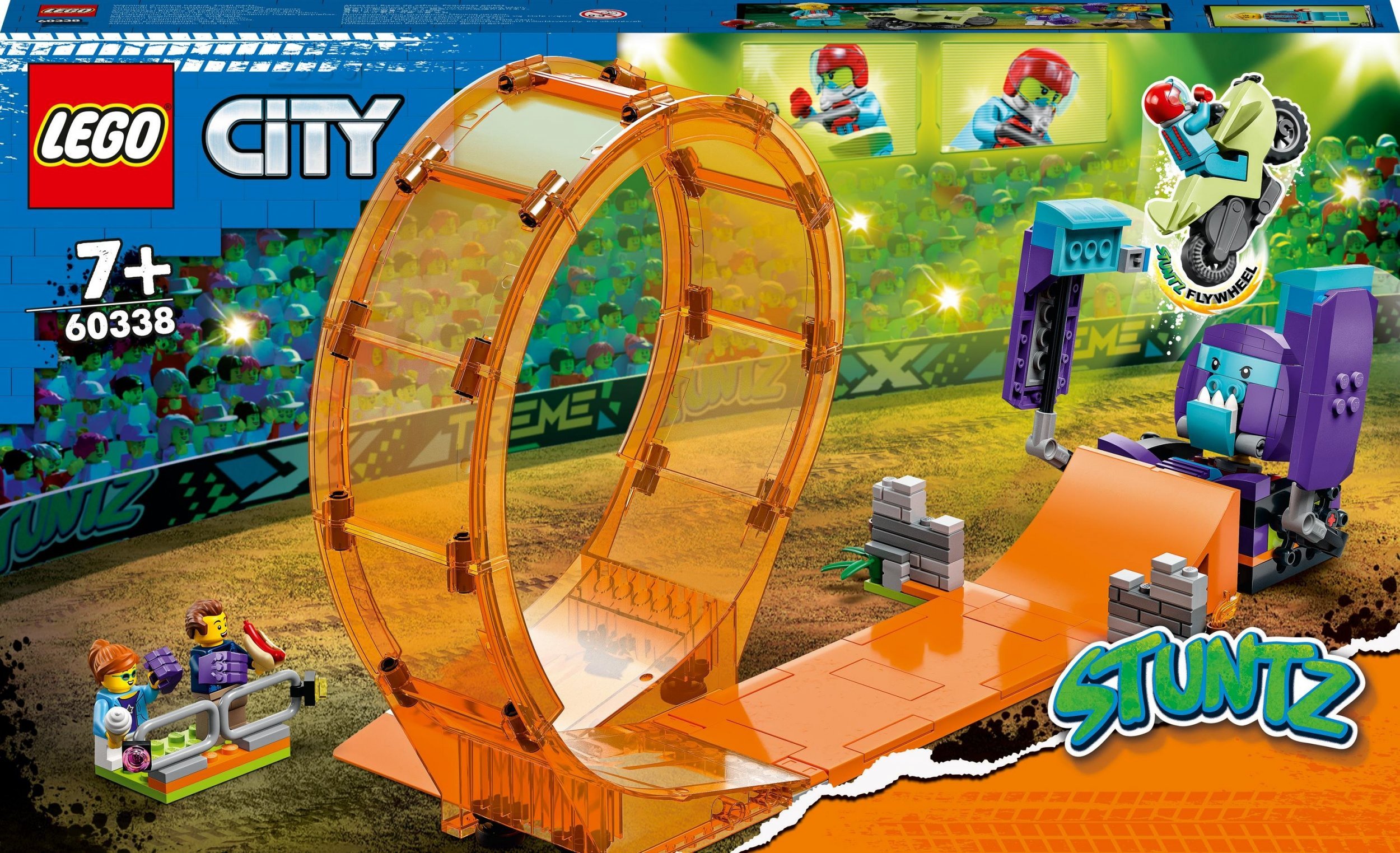 LEGO® City - Cascadorie zdrobitoare in bucla 60338, 226 piese
