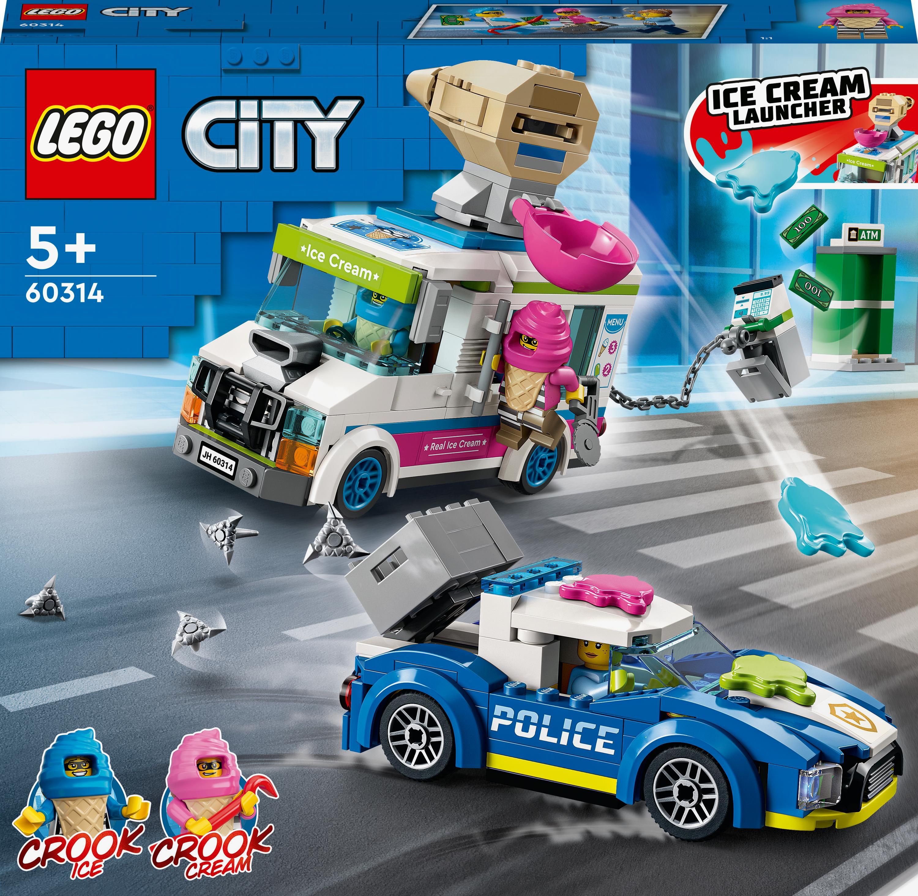 LEGO City Police Înghețată Van Chase (60314)