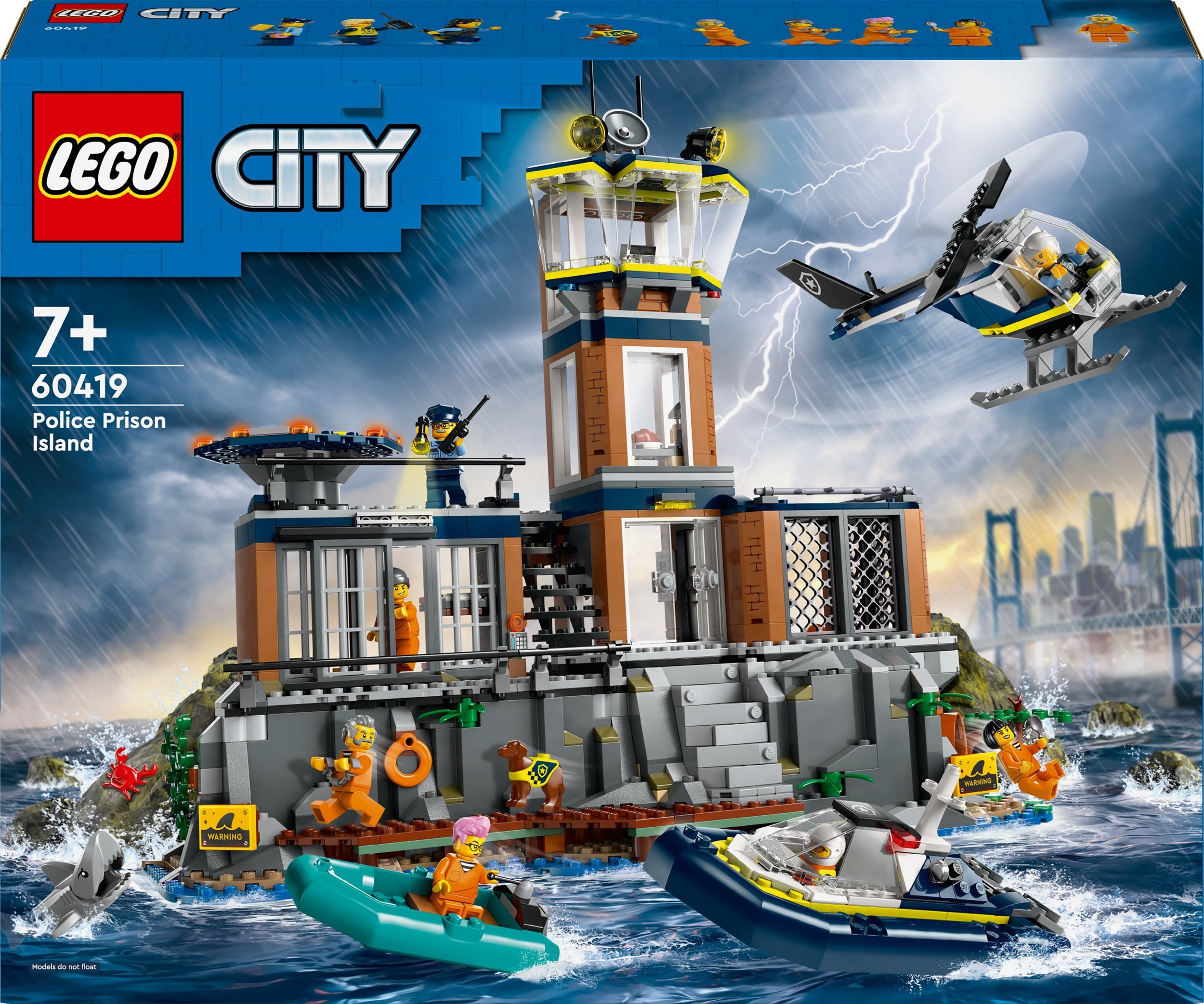 LEGO City Policja z Więziennej Wyspy (60419)