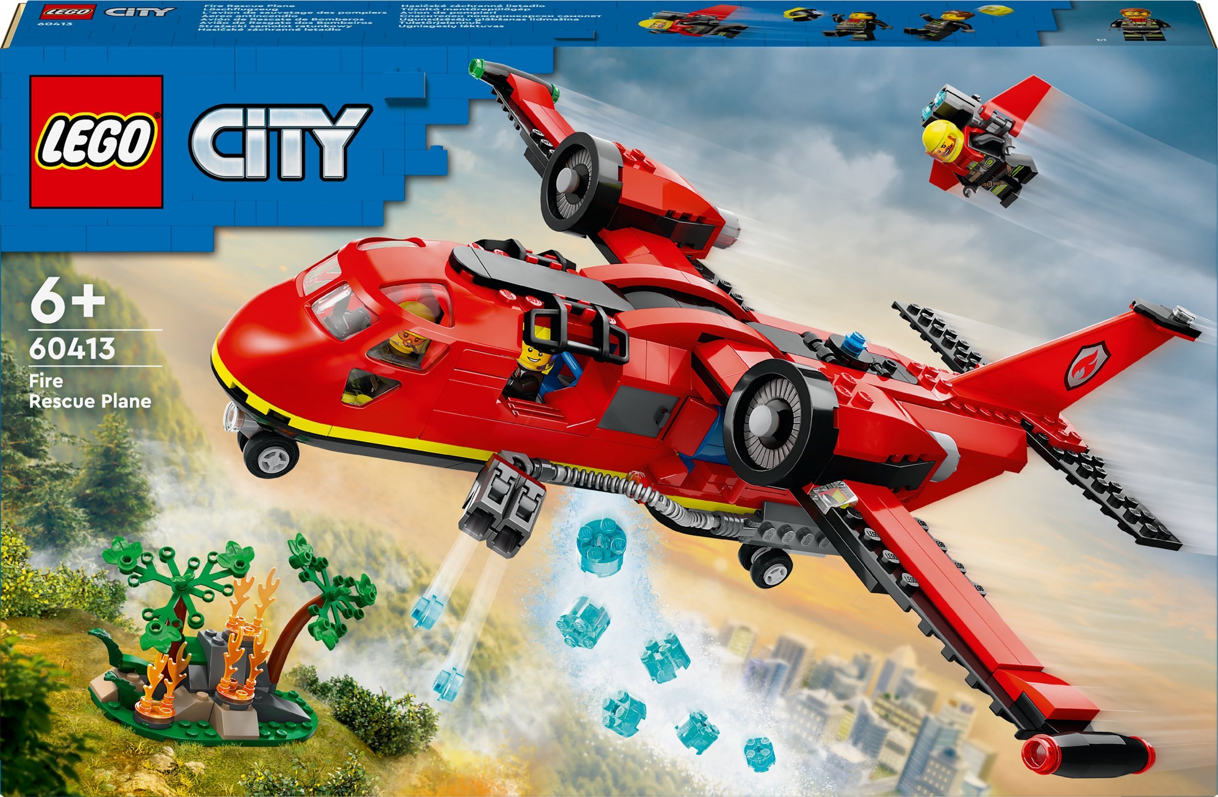 LEGO City Strażacki samolot ratunkowy (60413)