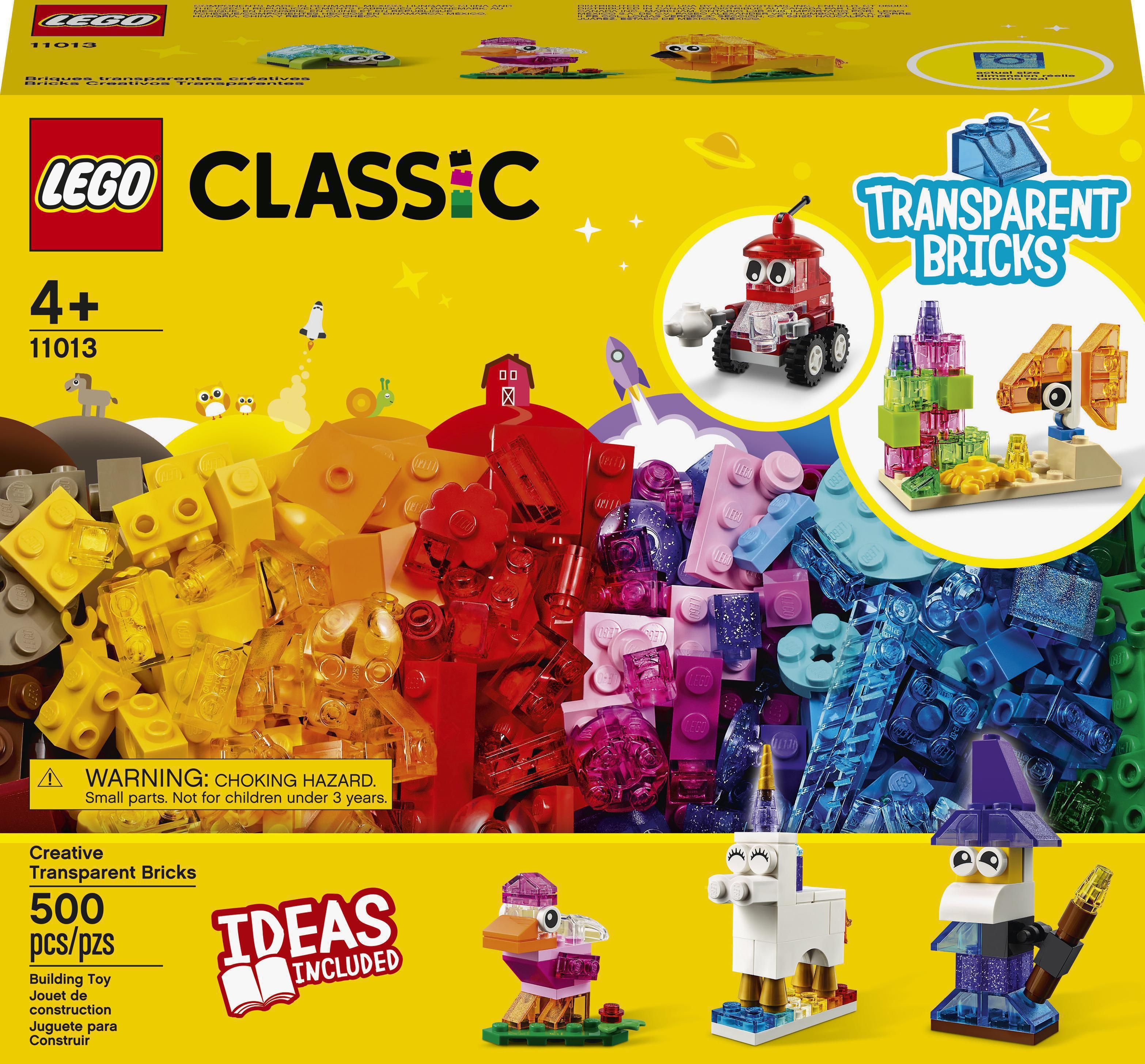 LEGO Classic - Caramizi transparente creative 11013