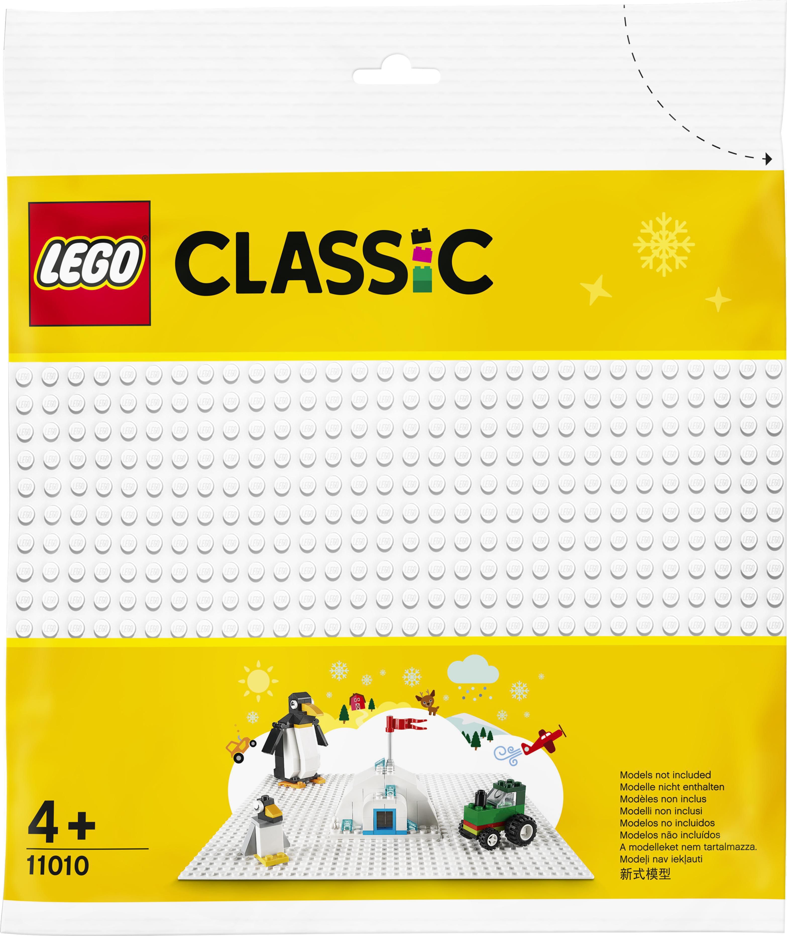 LEGO Classic - Placa de baza alba 11010