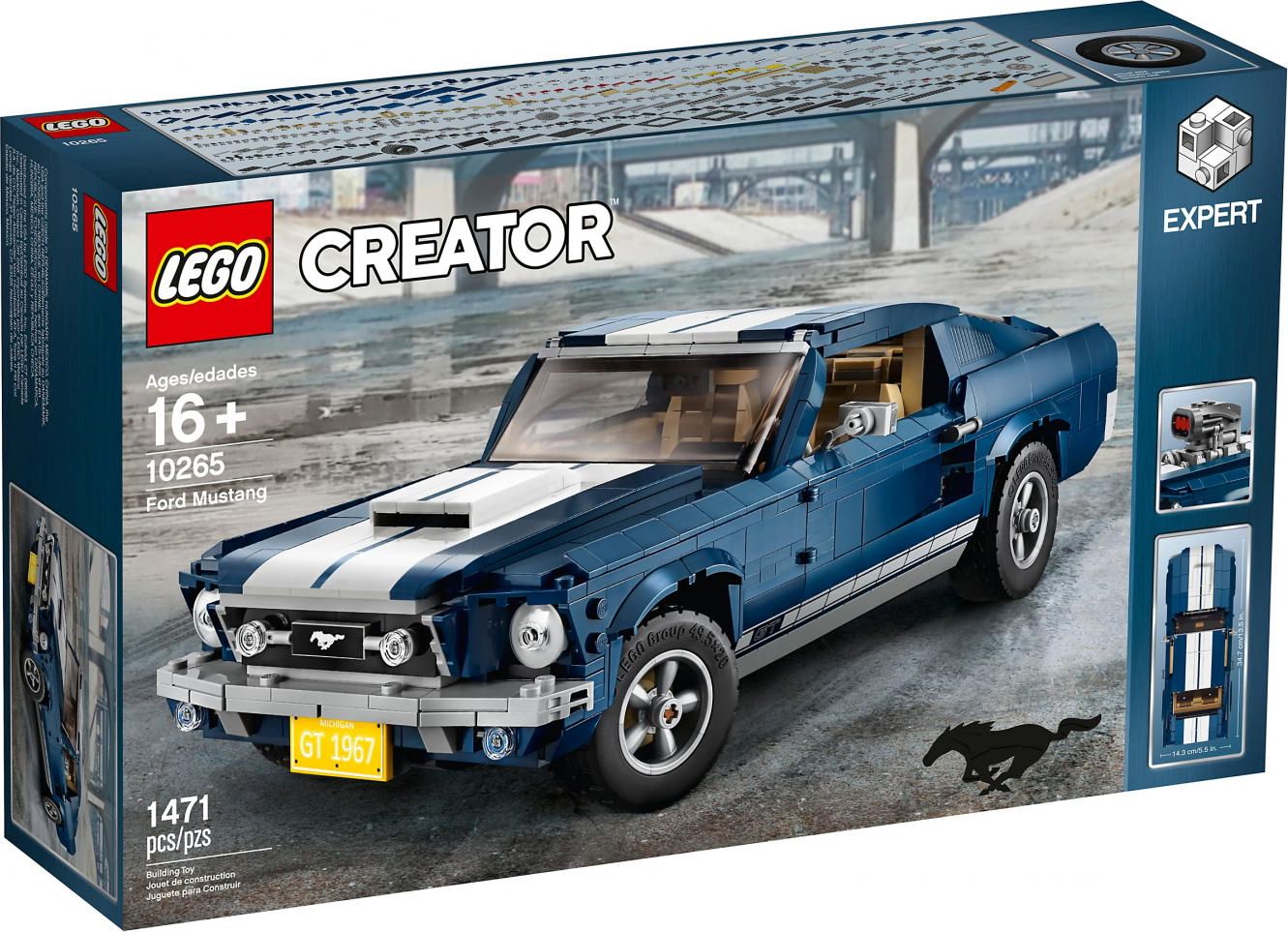 LEGO Creator Expert - Ford Mustang 10265, 1471 piese