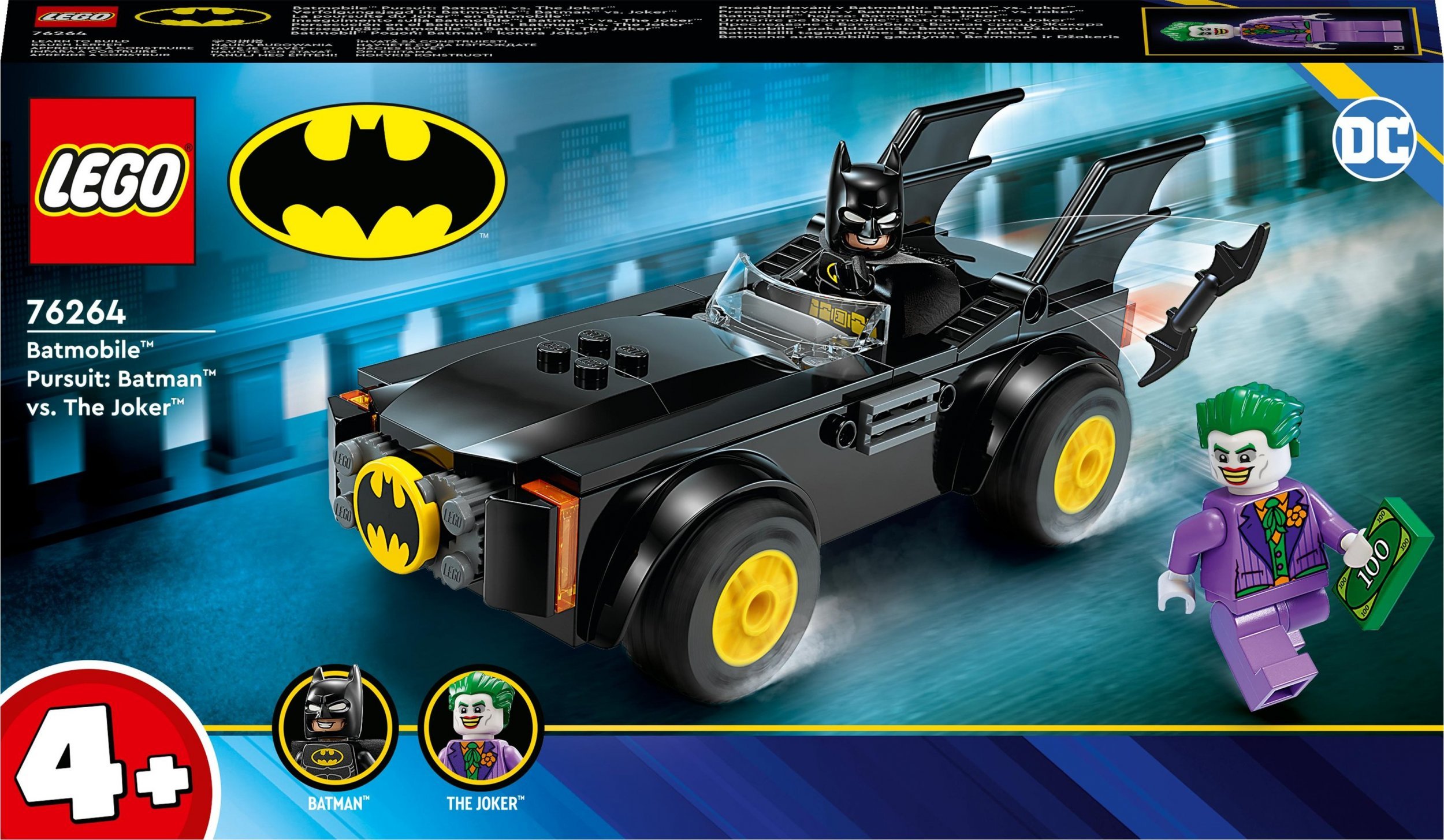 LEGO DC Batmobil™ Pogoń: Batman™ kontra Joker (76264)