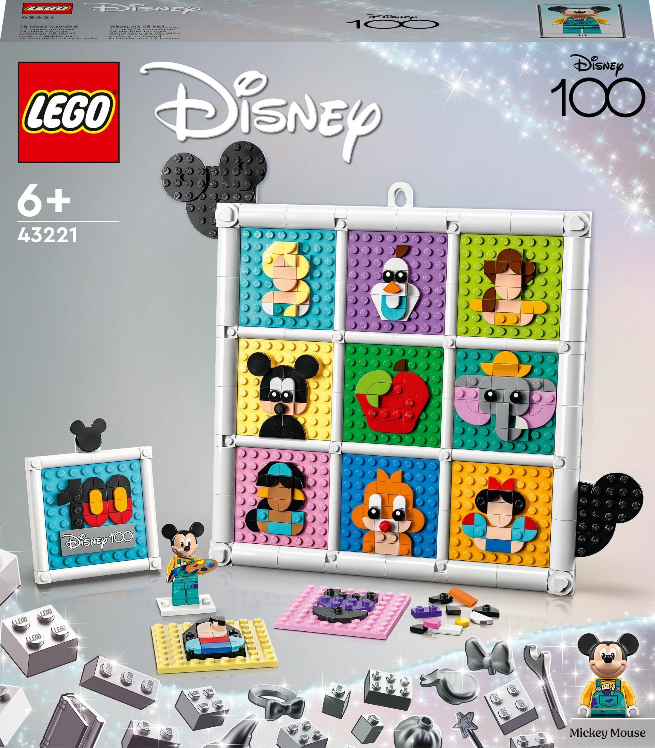 LEGO Disney 100 de ani de animații emblematice Disney (43221)