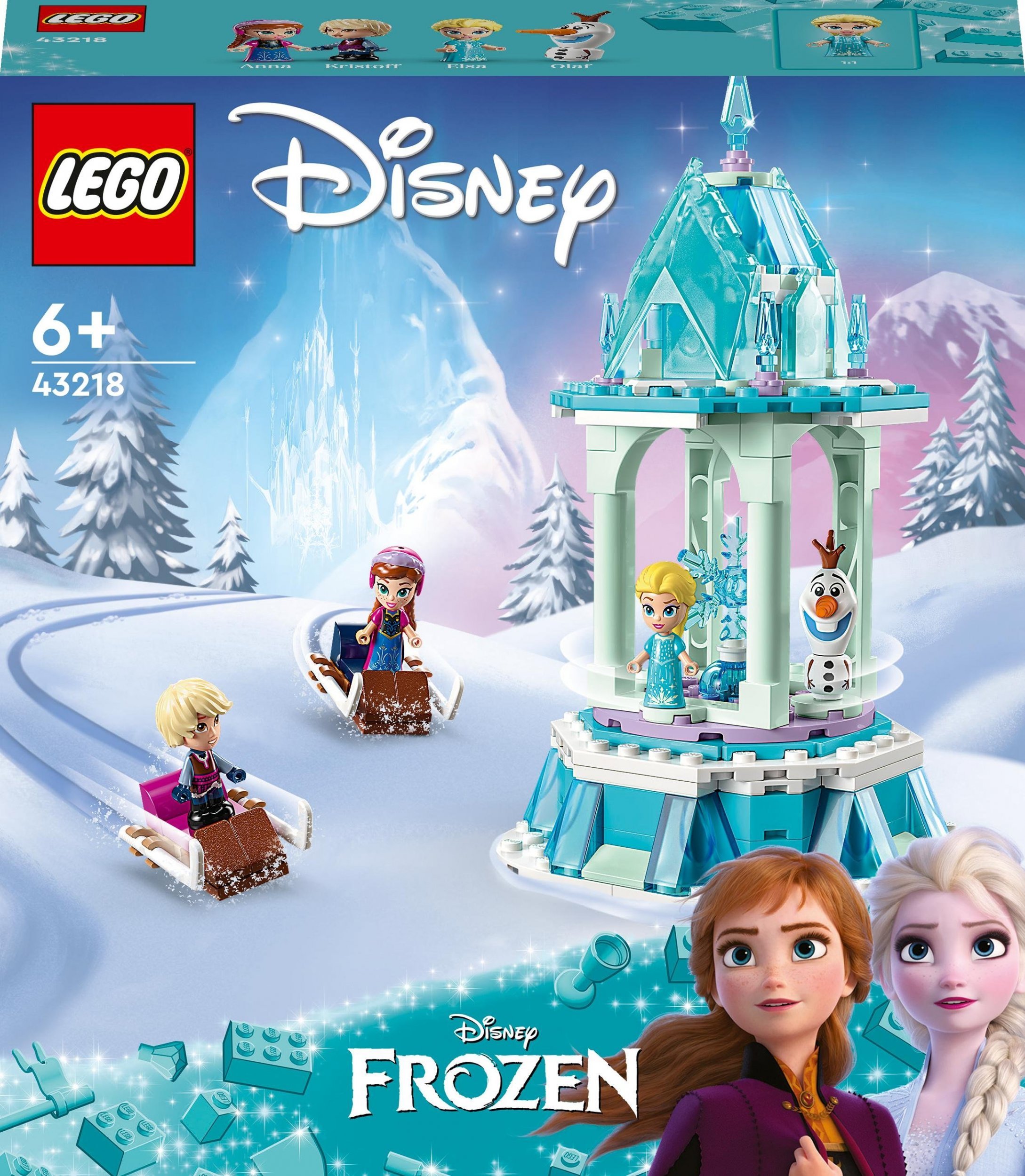 LEGO Disney Caruselul magic al Anna și Elsa (43218)