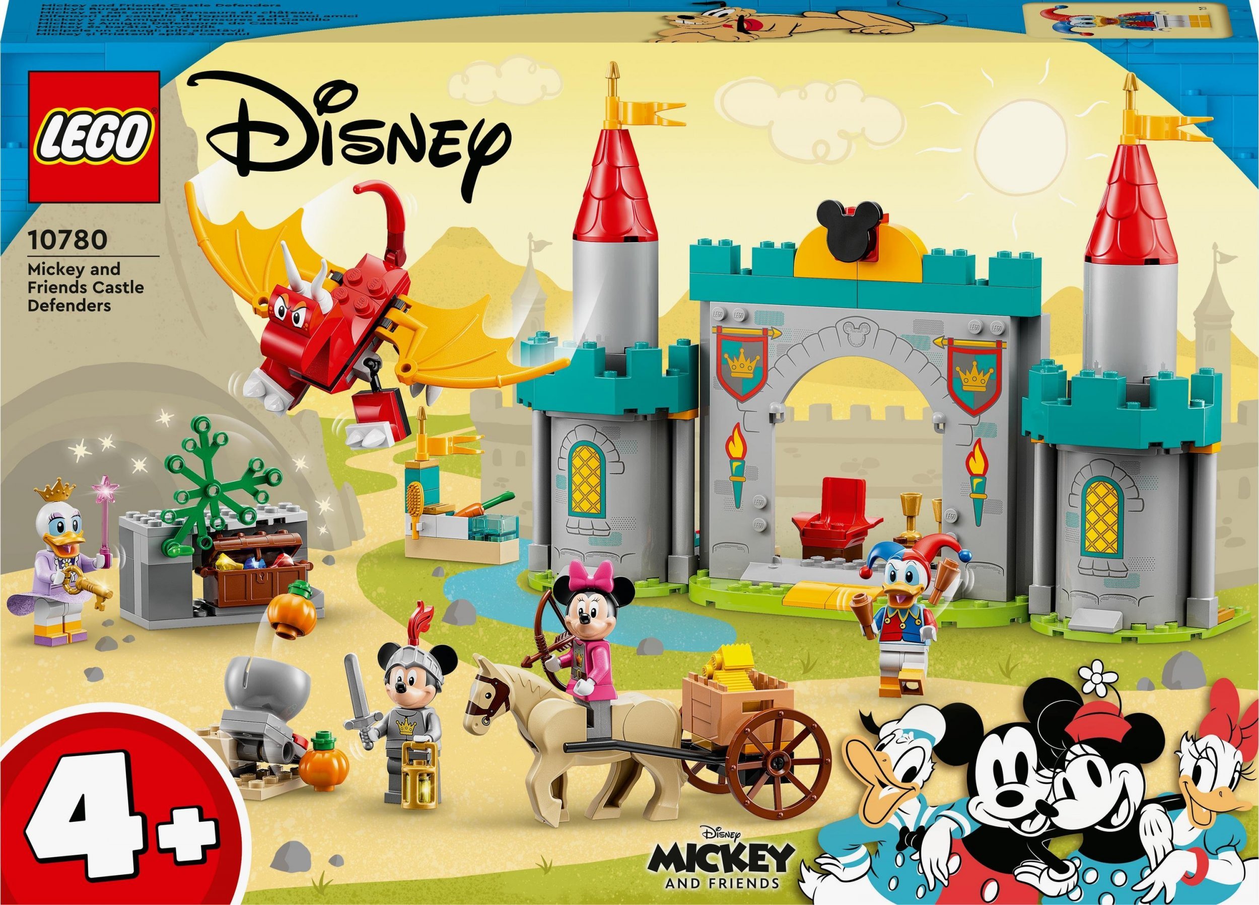 LEGO® Disney Mickey and Friends – Mickey si prietenii apara castelul 10780, 215 piese