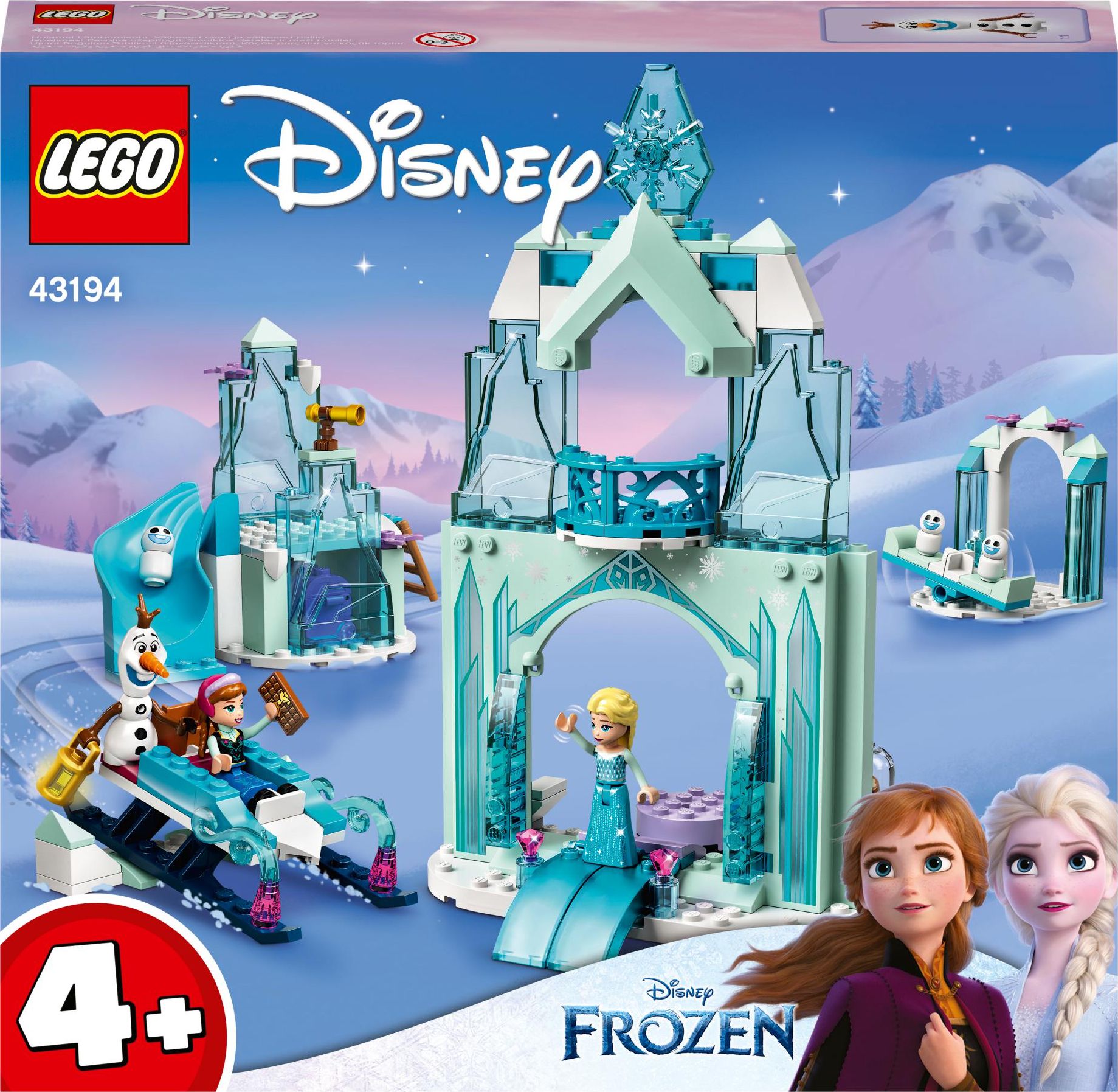 LEGO Disney - Tinutul minunilor din Regatul de gheata al Annei si Elsei 43194, 154 piese