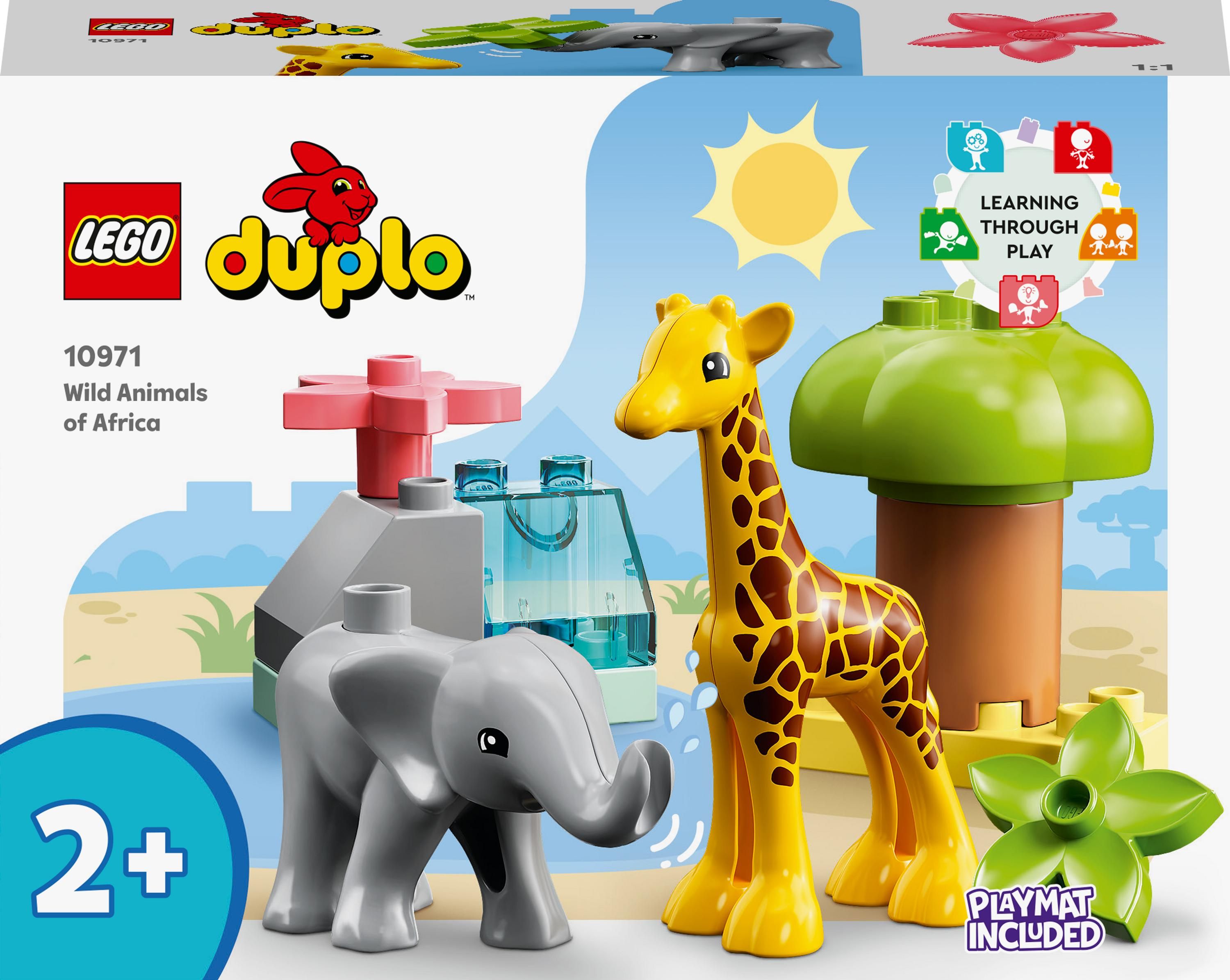 LEGO® DUPLO® - Animale salbatice din Africa 10971, 10 piese