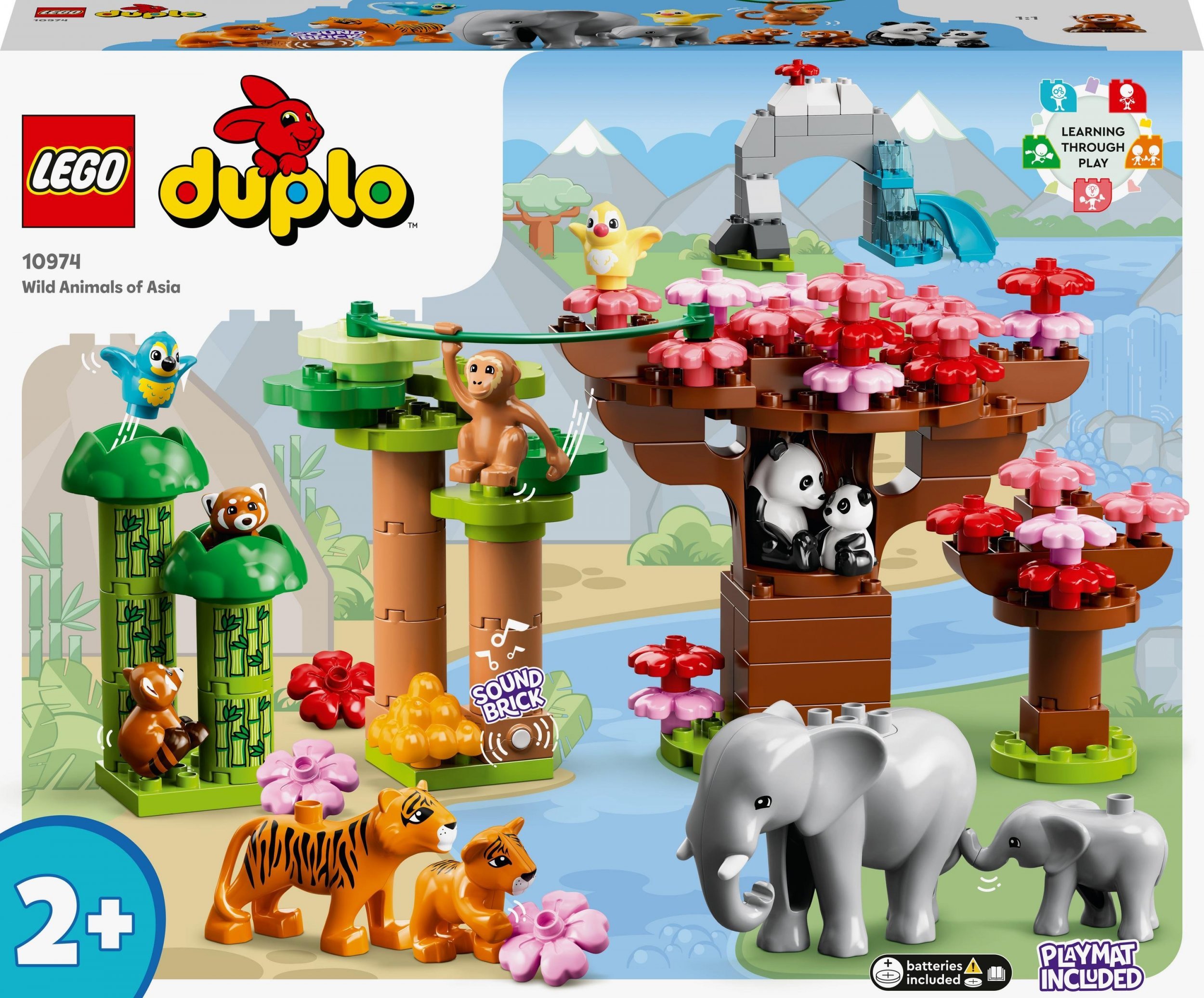 LEGO® DUPLO® - Animale salbatice din Asia 10974, 117 piese