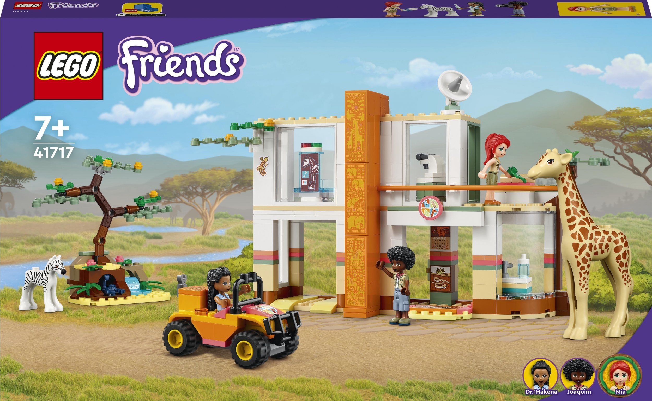 LEGO Friends Salvarea faunei sălbatice Mia (41717)