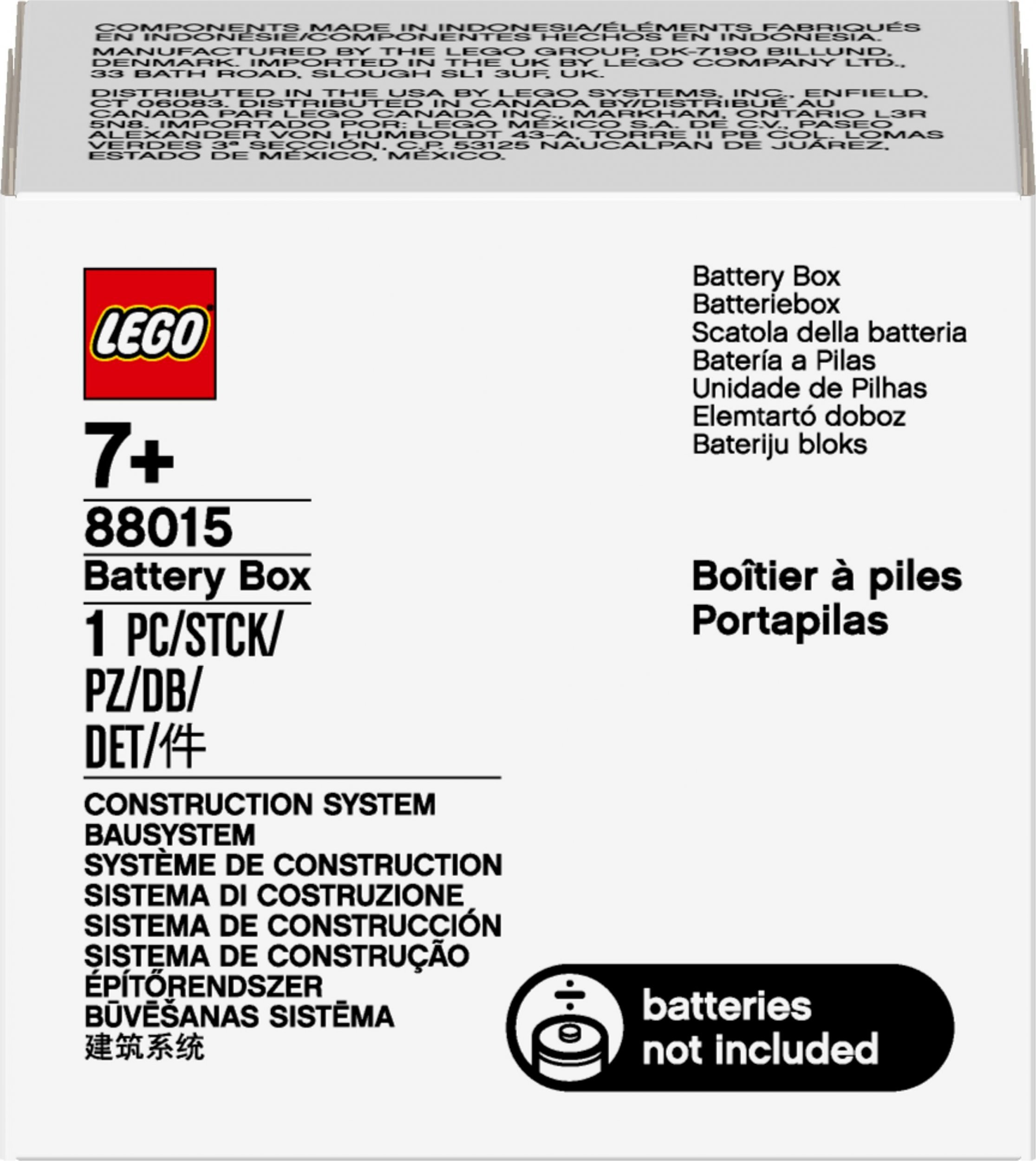 LEGO Functions - Battery Box 88015, 1 piese