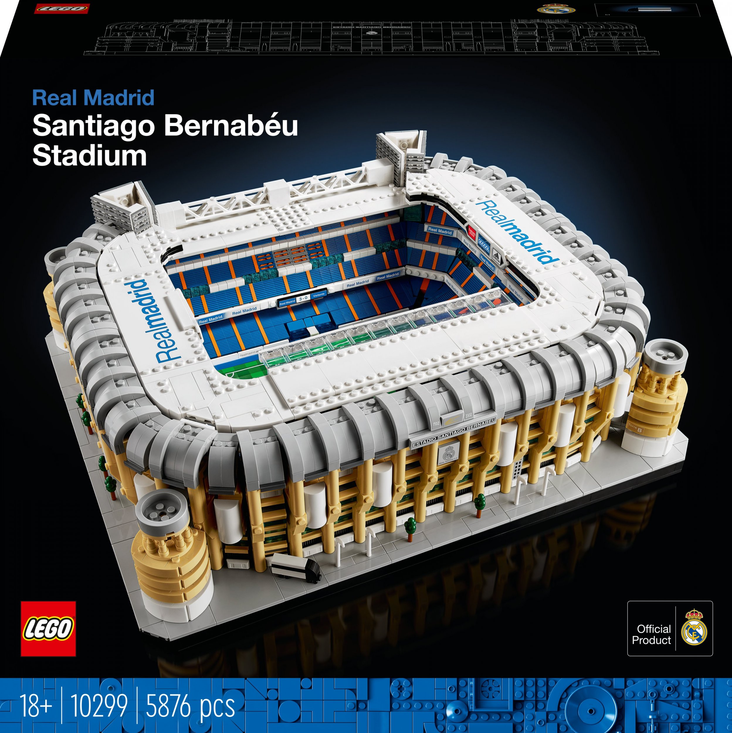 LEGO Icons Stadionul Real Madrid - Santiago Bernabeu (10299)