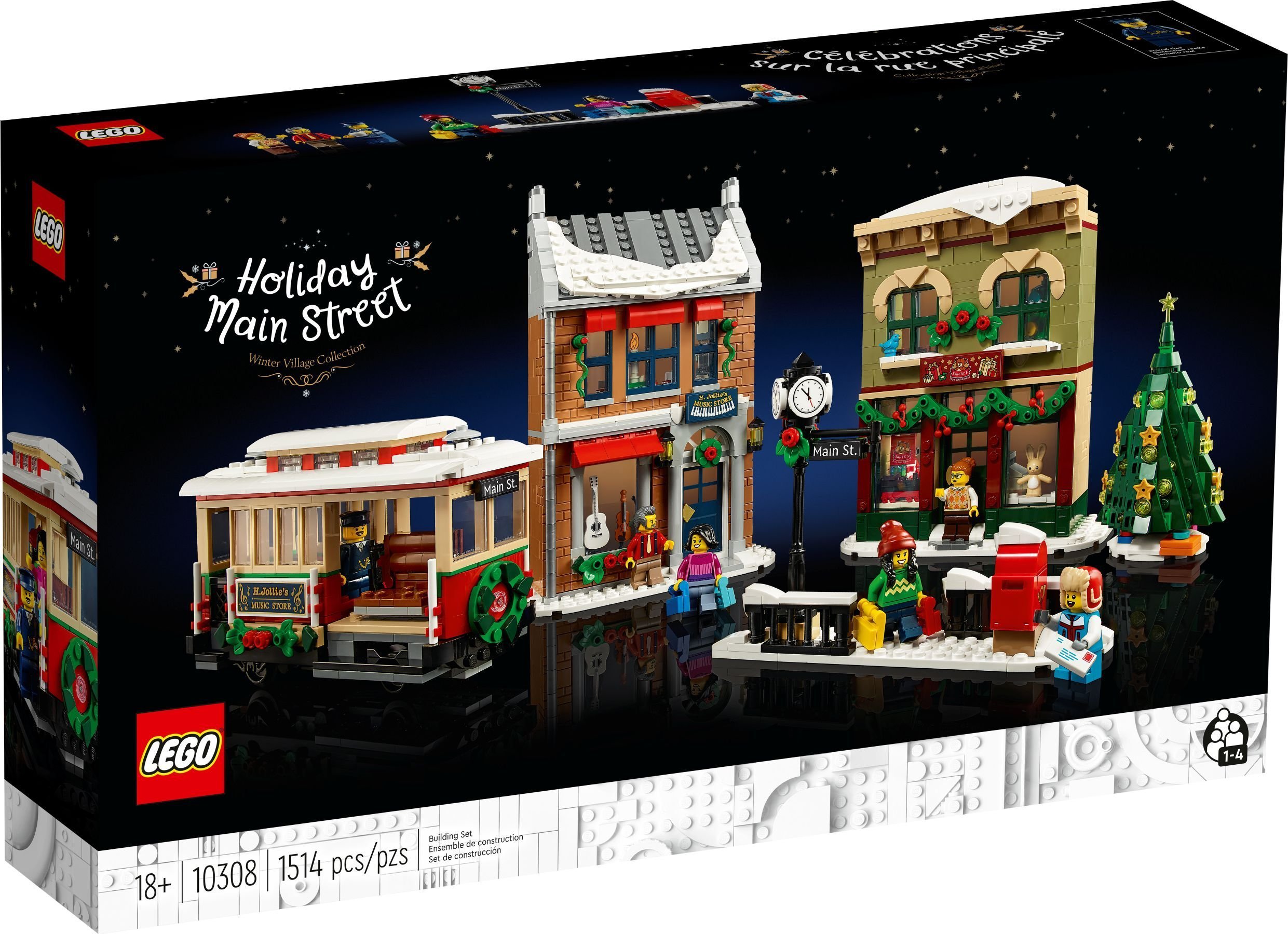 LEGO Icons Świąteczna główna ulica (10308)
