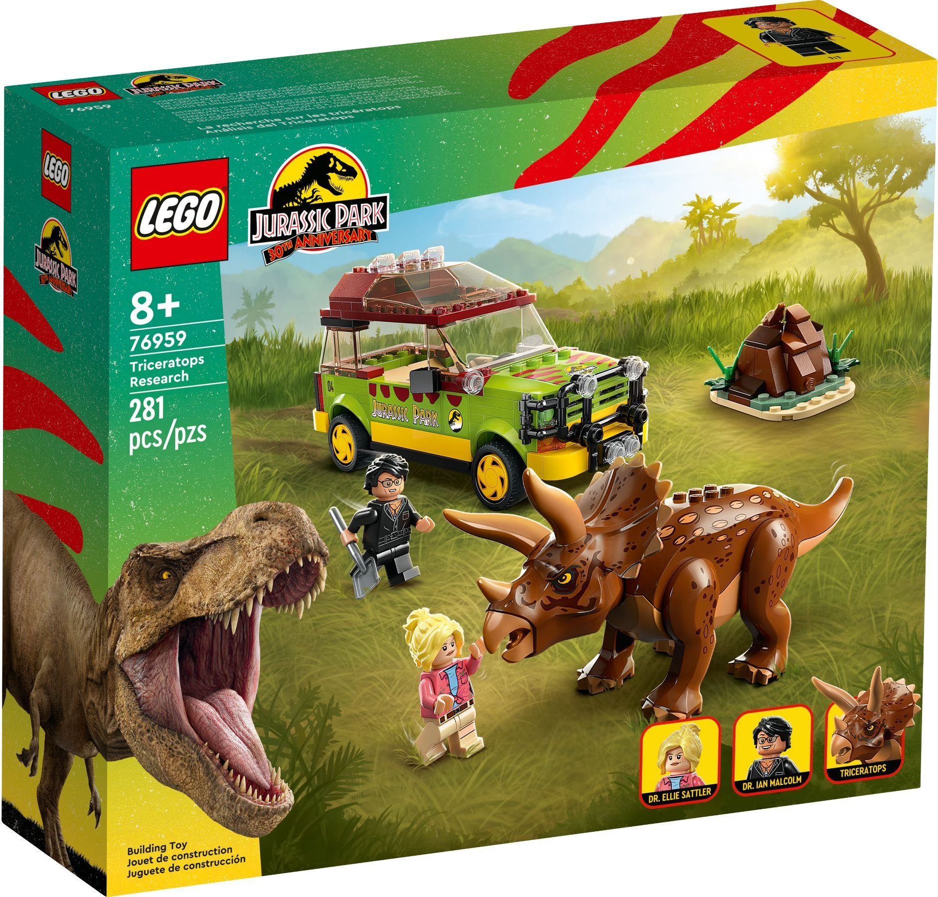 LEGO Jurassic World Badanie triceratopsa (76959)