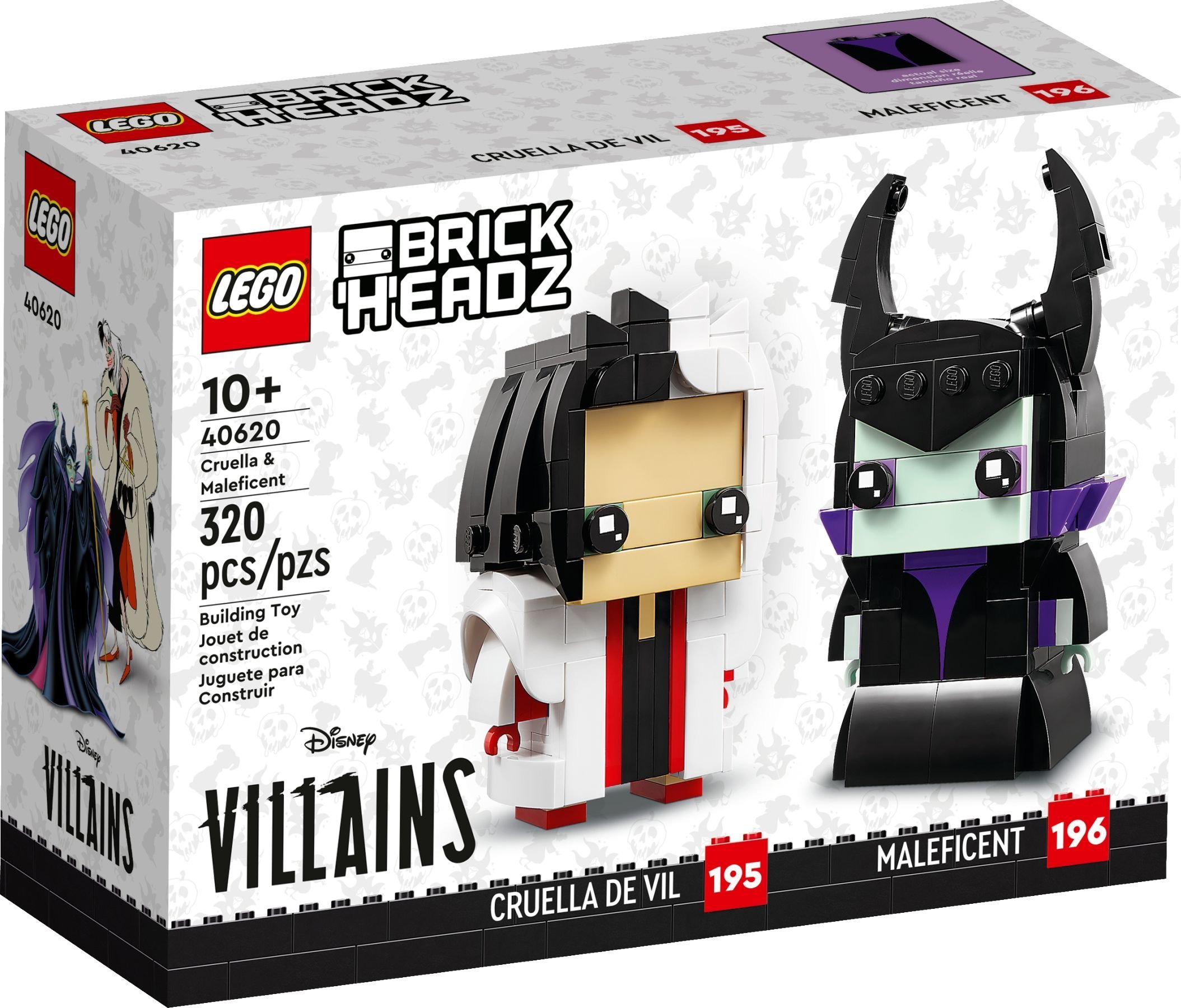 LEGO LEGO BrickHeadz 40620 Cruella i Diabolina